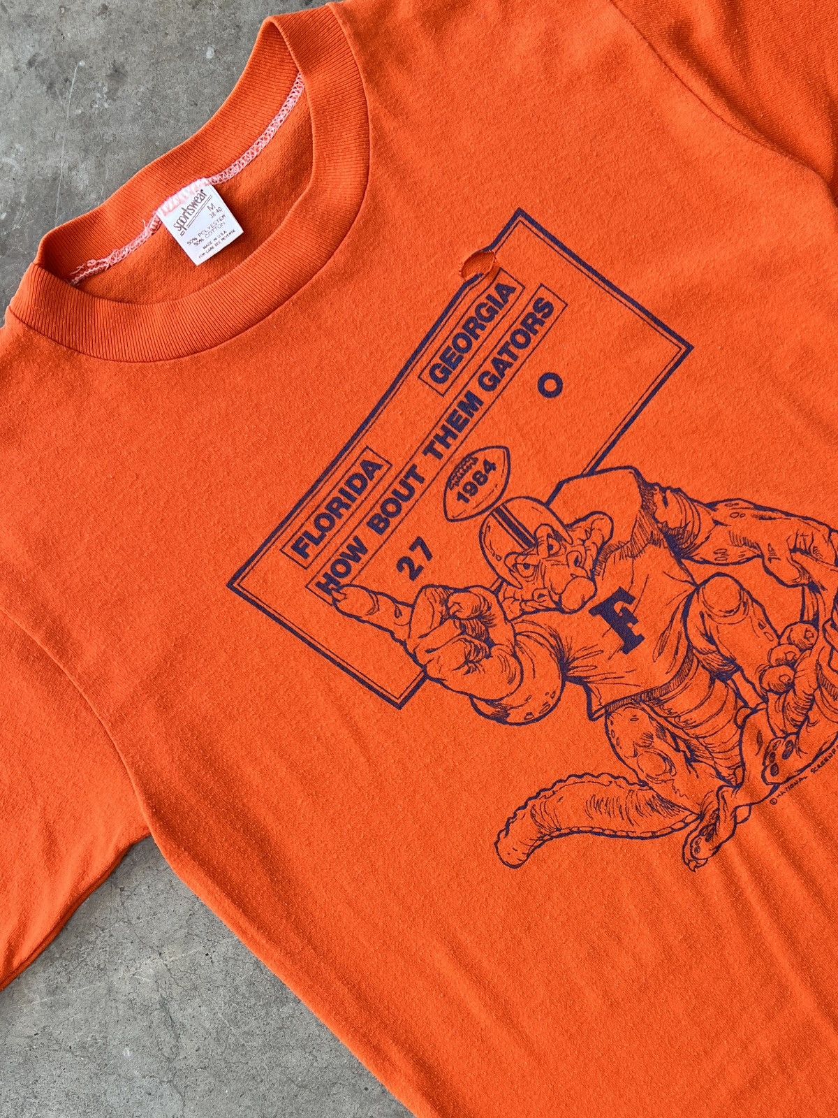 NCAA × Vintage Vintage 1984 Florida Gators Single Stitch Tee Medium Size US M / EU 48-50 / 2 - 1 Thumbnail
