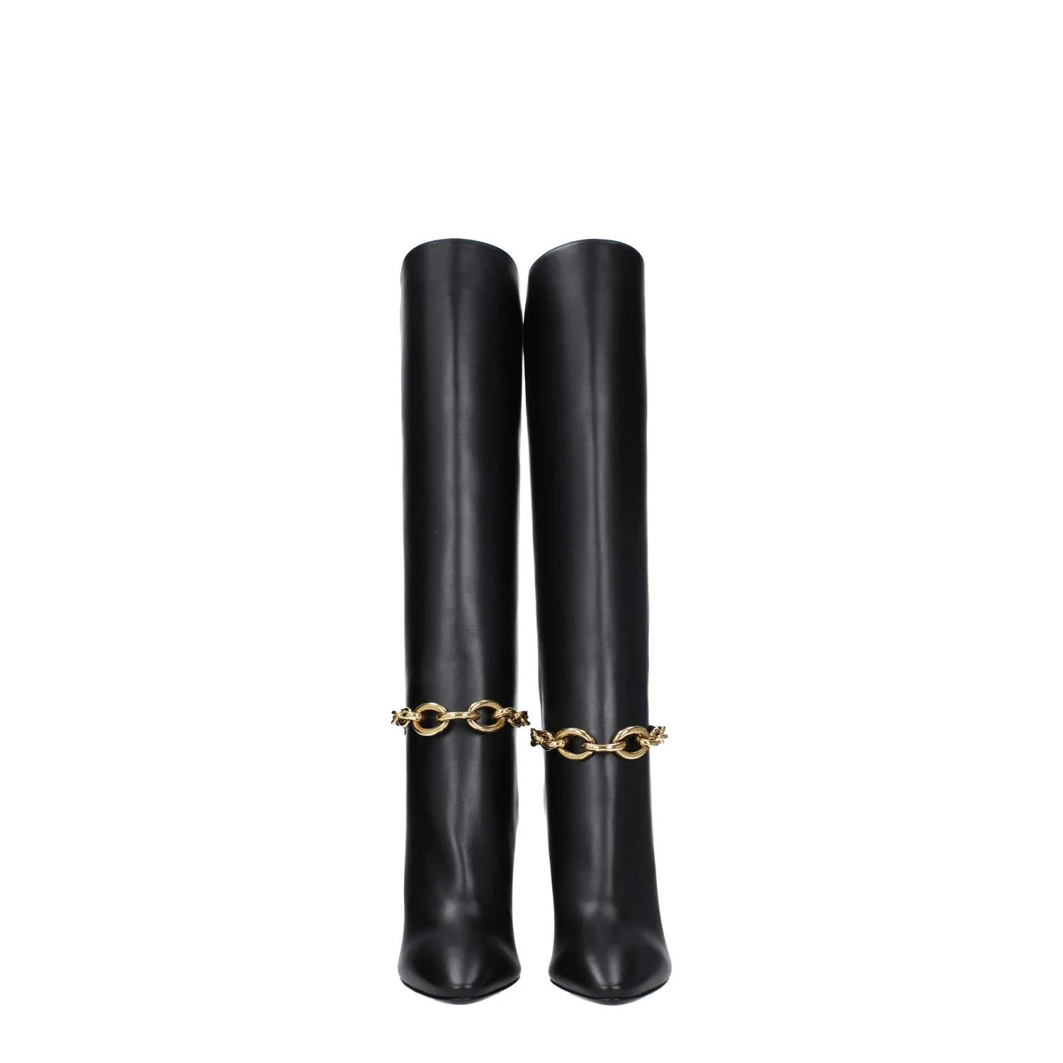 Saint Laurent Paris ob1o1e1124 Leather Boots in Black Size US 7.5 / IT 37.5 - 3 Thumbnail