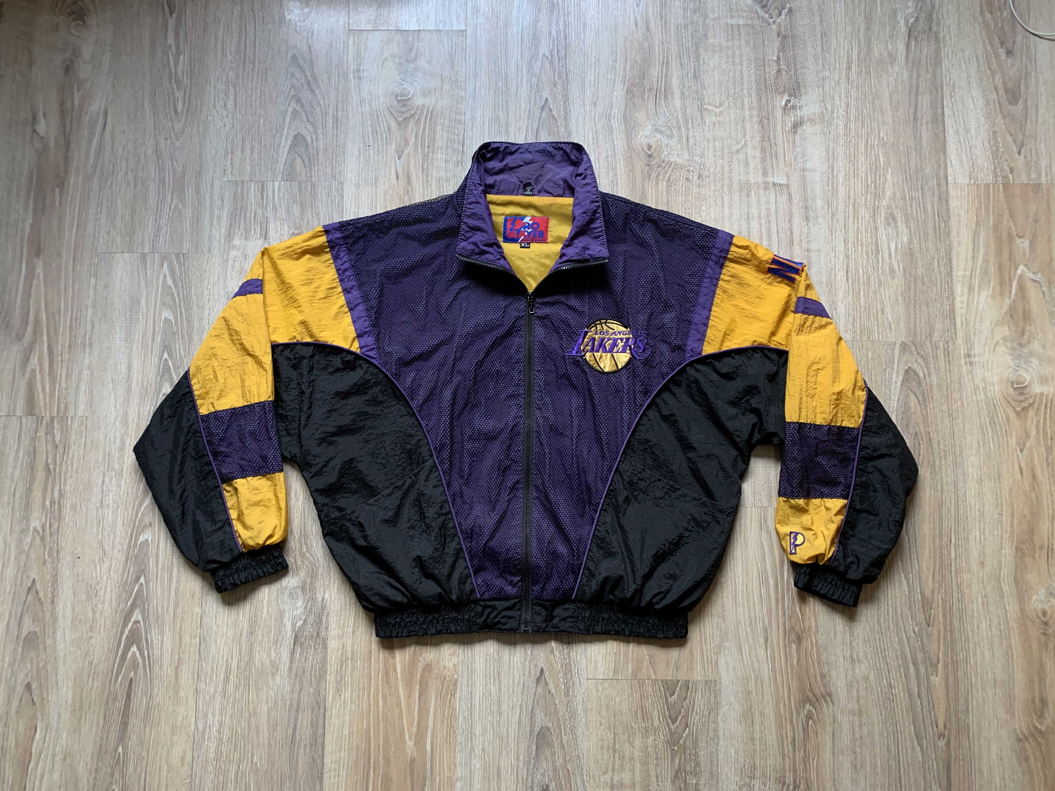 image of Vintage Pro Player Los Angeles Lakers Nba in Black/Purple/Yellow, Men's (Size XL)