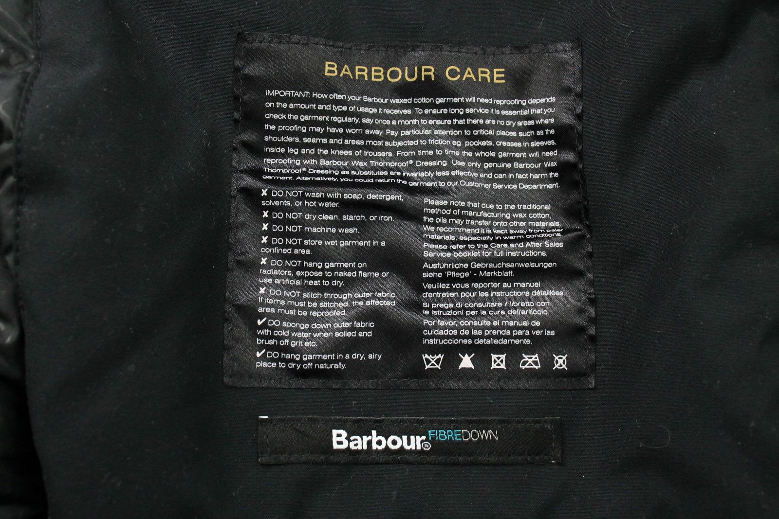 Barbour BARBOUR International Winter Storm Parka Down Men's MEDIUM Size US M / EU 48-50 / 2 - 10 Thumbnail