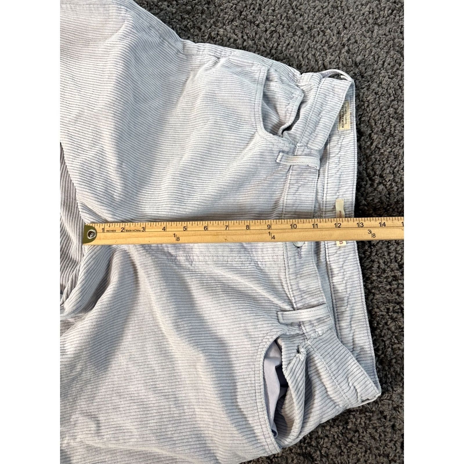 Levi's Levi's Premium Big E Baggy Dad Jeans Womens 33x29 Lavender Corduroy Straight 90s Size 24" / US 00 / IT 34 - 5 Thumbnail
