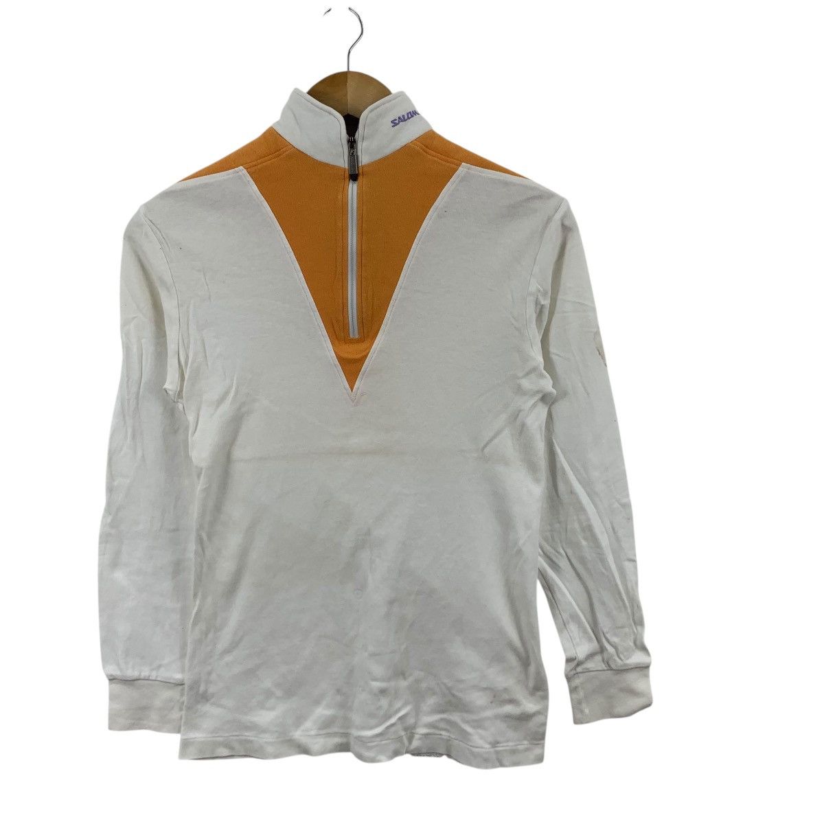 Salomon Vintage SALOMON SKI GEAR Half Zipper Sweater Pullover Shirt Size M / US 6-8 / IT 42-44 - 4 Thumbnail