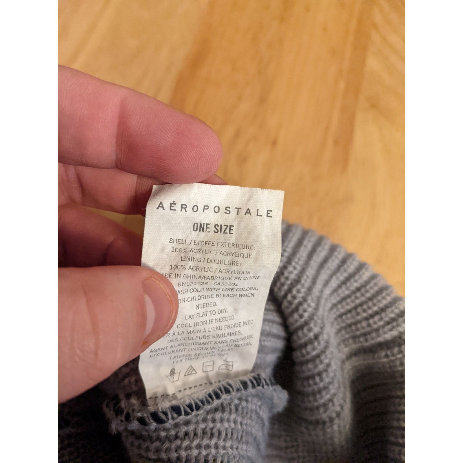 Aeropostale Aeropostale Beanie Size ONE SIZE - 2 Thumbnail