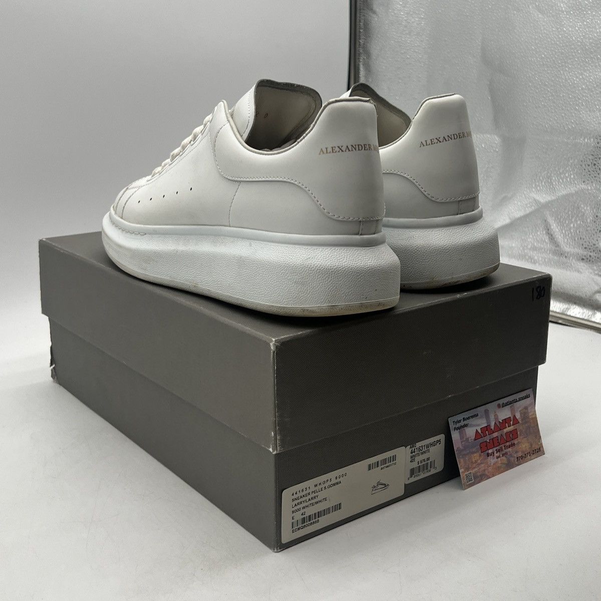 Alexander McQueen Alexander McQueen Wmns white Size US 9 / EU 42 - 4 Thumbnail