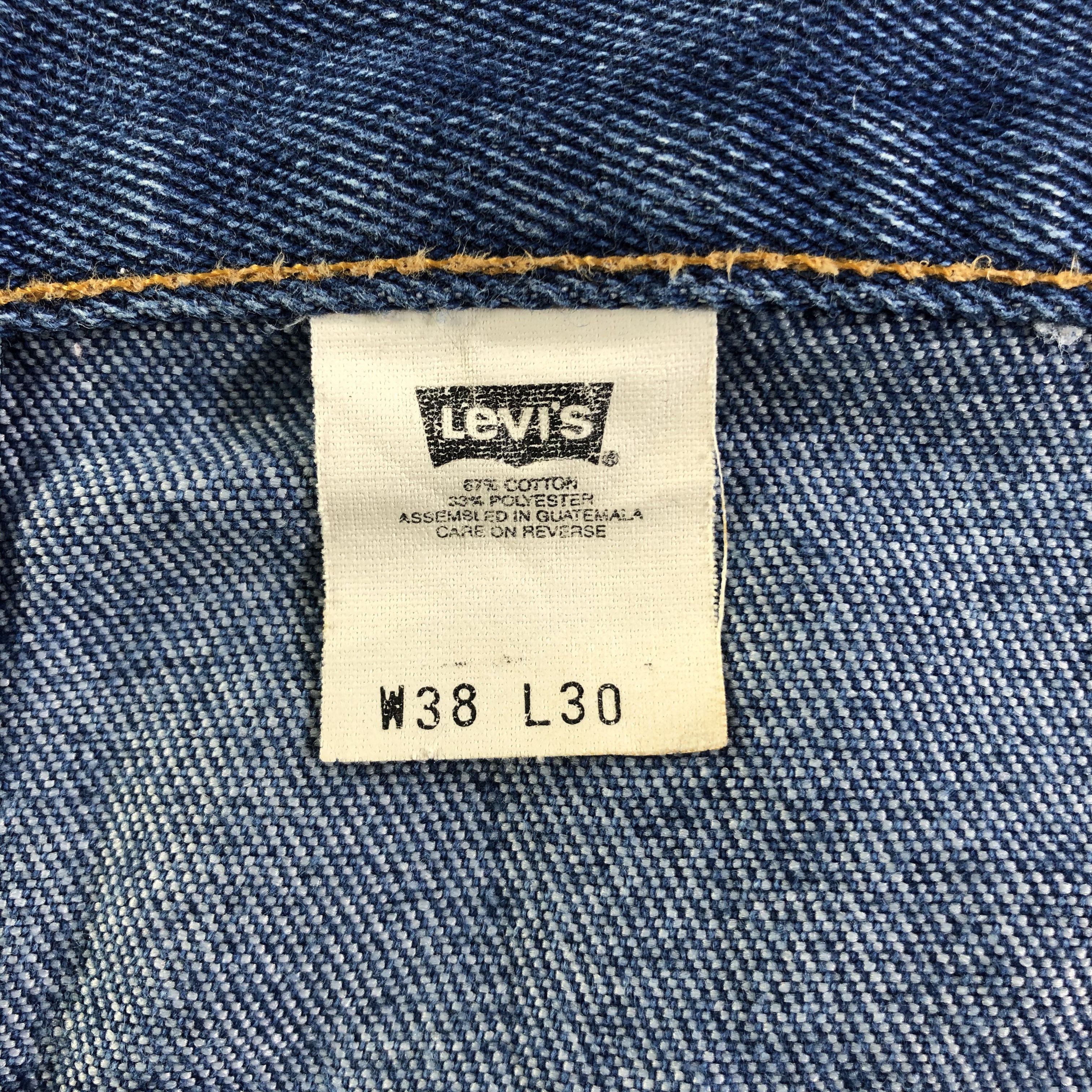 Levi's Vintage Blue Wash Levis Jeans-J4098 Size US 36 / EU 52 - 10 Thumbnail