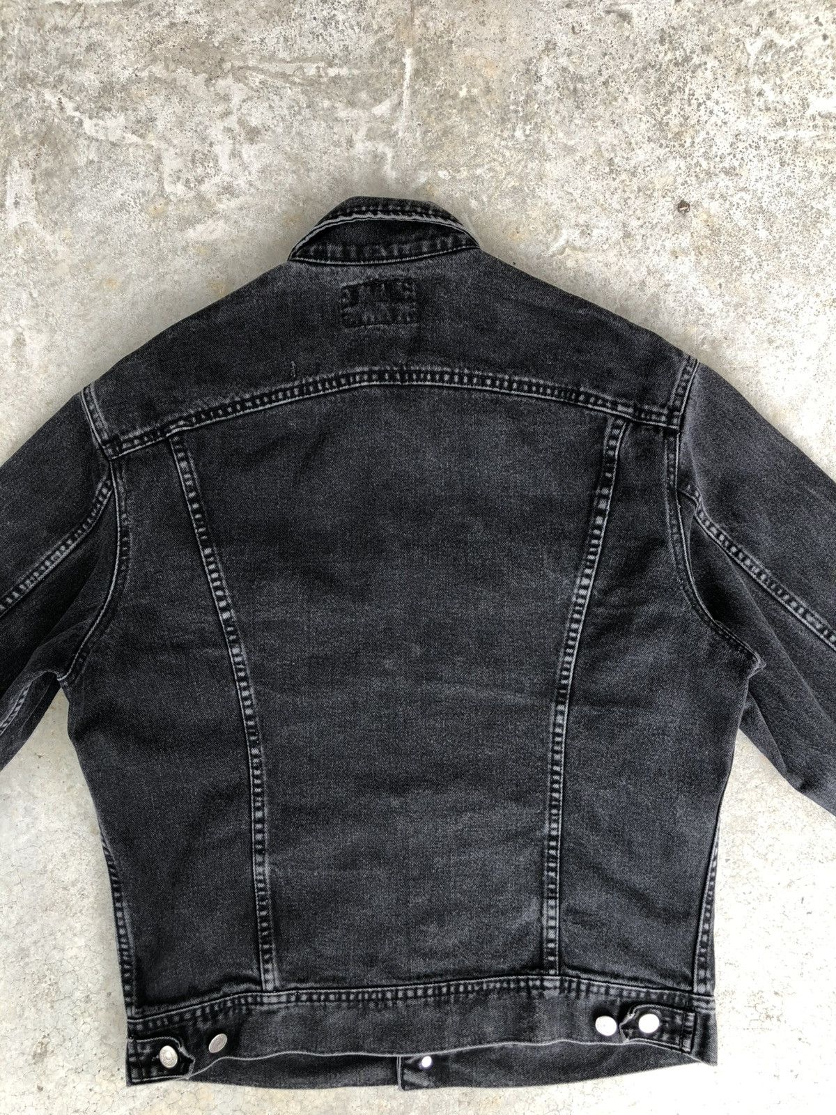 If Six Was Nine Vintage 90s Lee Denim Jacket Distressed Size US L / EU 52-54 / 3 - 8 Thumbnail
