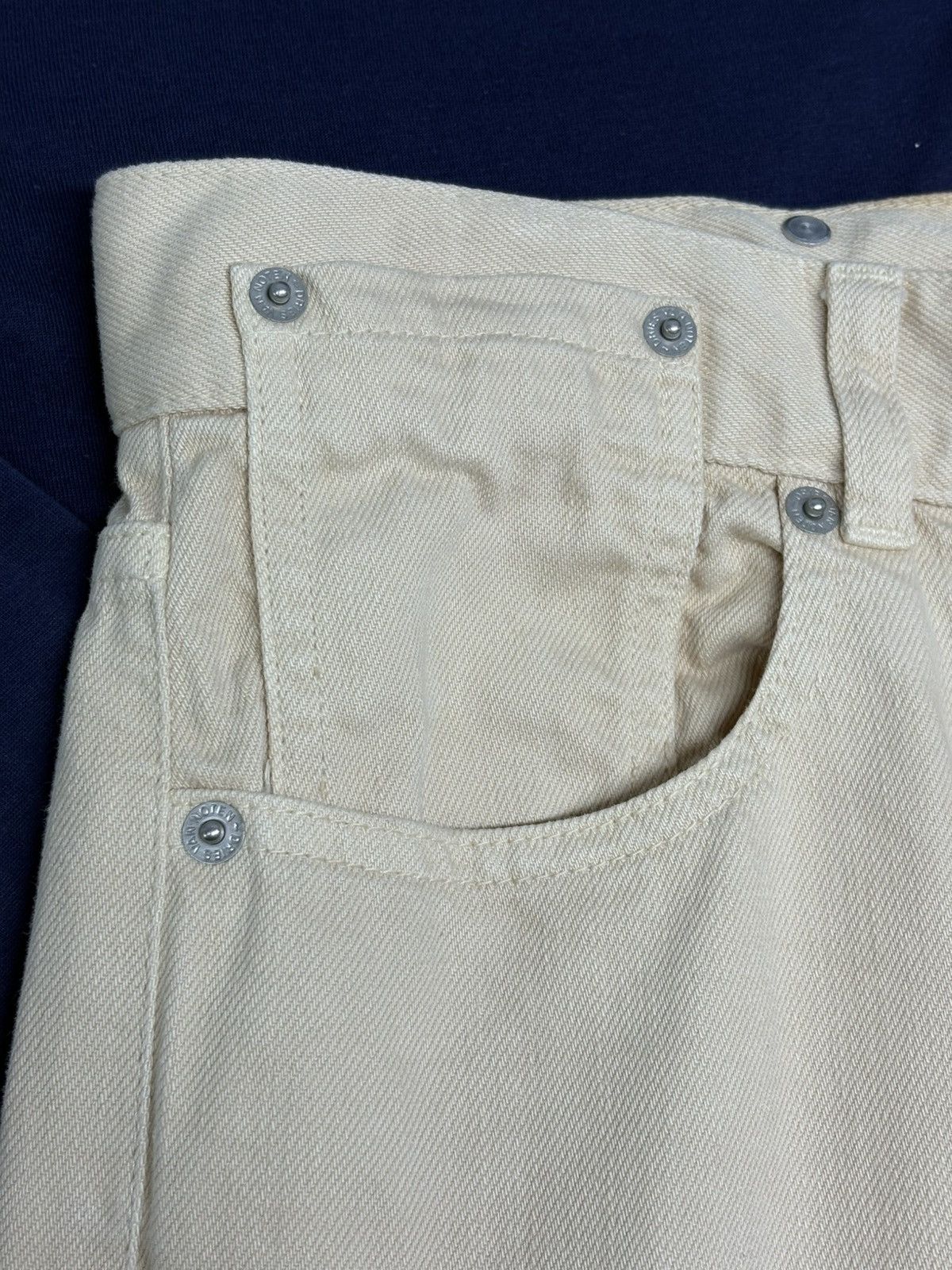 Dries Van Noten Dries Van Noten Straight Beige Denim Jeans Size US 29 - 19 Thumbnail