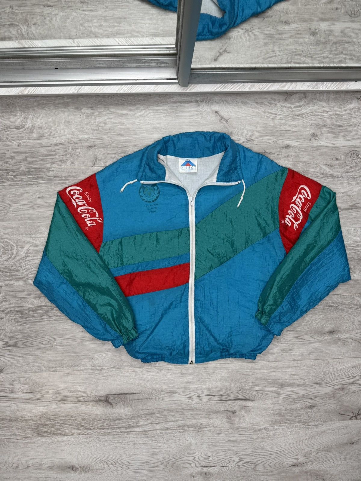 USA Olympics Coca Cola European Special Olympics 1990 Retro Track Jacket Size US S / EU 44-46 / 1 - 1 Thumbnail