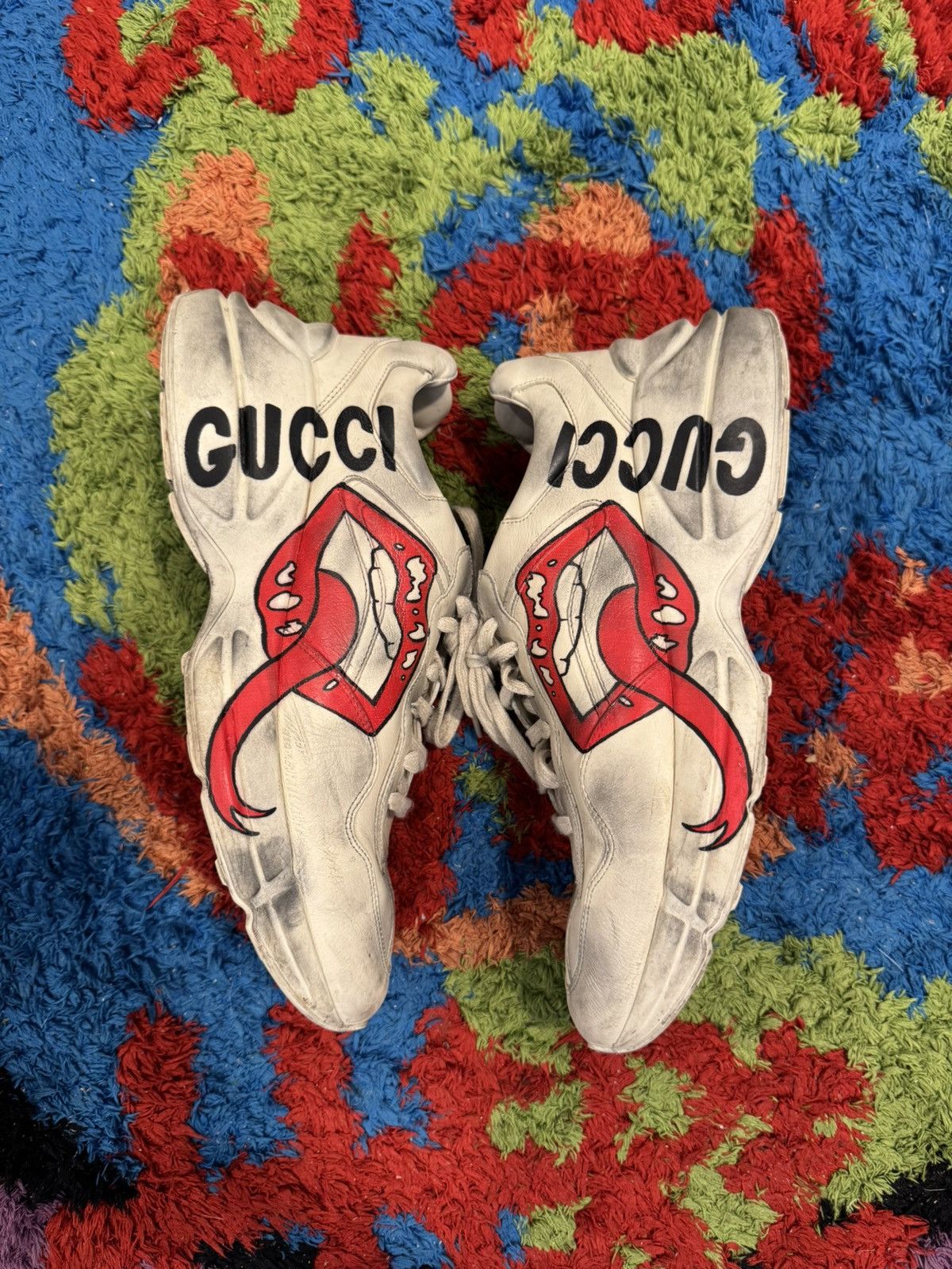Gucci Gucci X Rolling Stones Rython Size US 10 / EU 43 - 1 Thumbnail