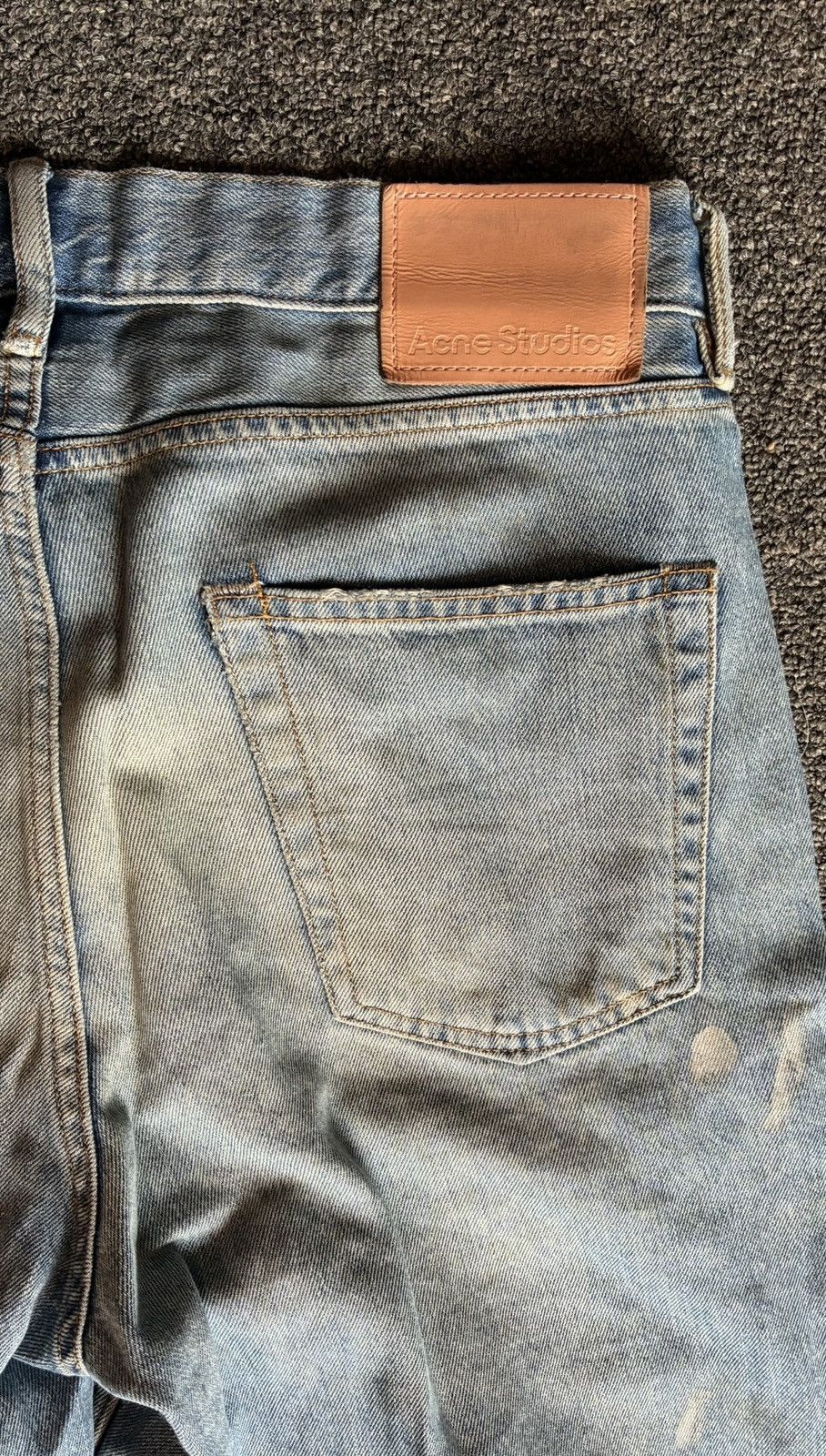 Acne Studios Acne Studios 1981m Paint Splatter Denim Size US 32 / EU 48 - 4 Thumbnail