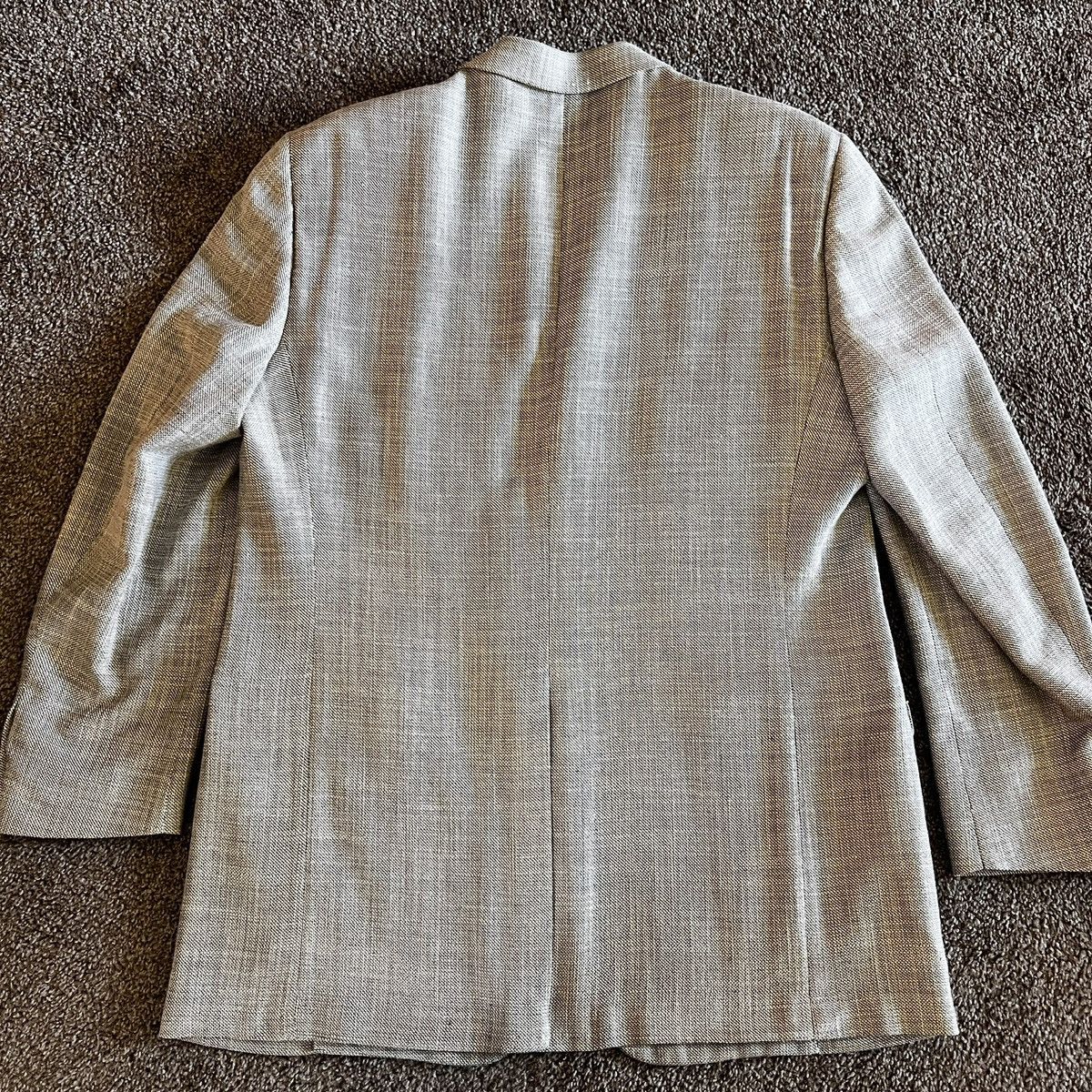 Ermenegildo Zegna Ermenegildo Zegna Soft 46R Blazer Silk Wool Gray Sport Coat Size 46R - 6 Thumbnail