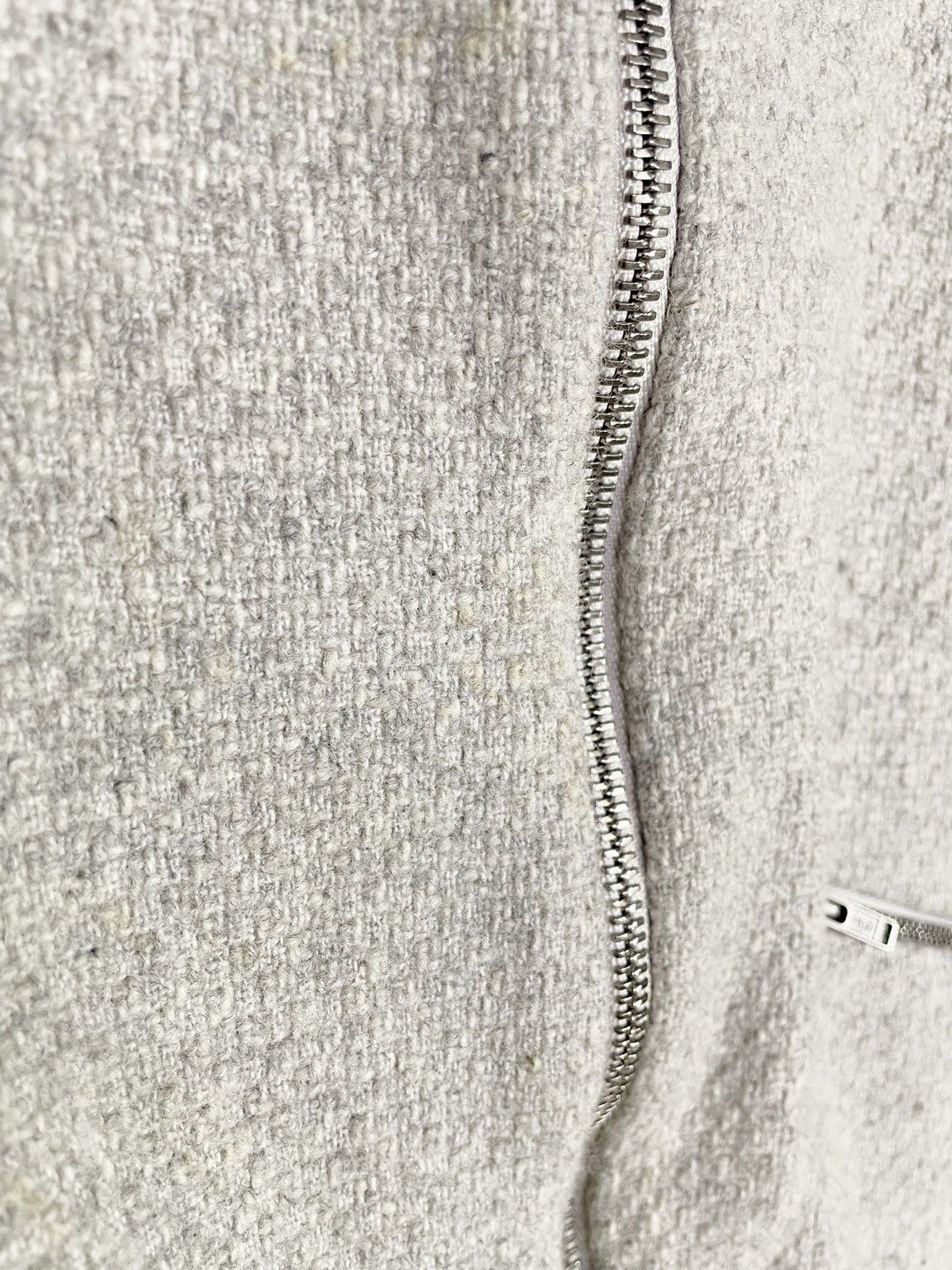 Chloe × Designer Chloe Bomber Wool Gray Jacket Made in France Junior Size XXS / US 00 / IT 34 - 6 Thumbnail