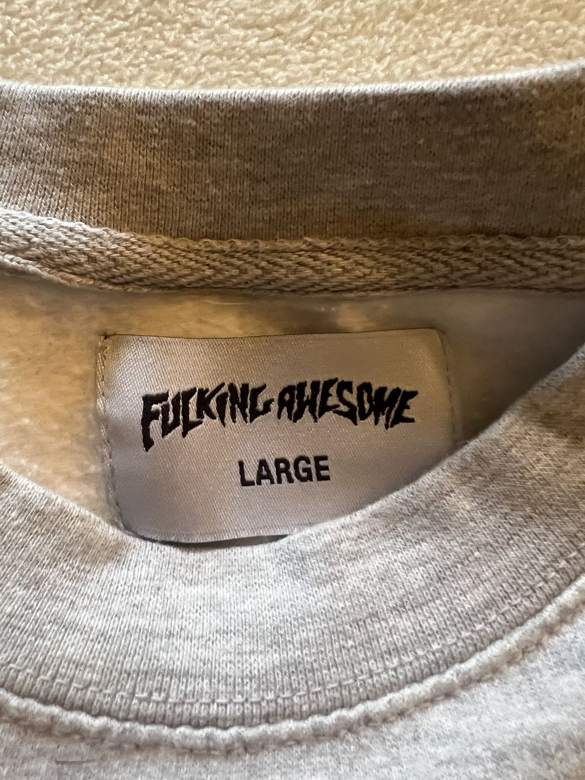Fucking Awesome Fucking Awesome Grey sweater Size US L / EU 52-54 / 3 - 3 Thumbnail