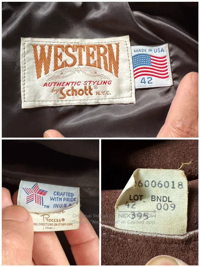 Schott Schott Vintage western fringed leather jacket Size US L / EU 52-54 / 3 - 4 Thumbnail