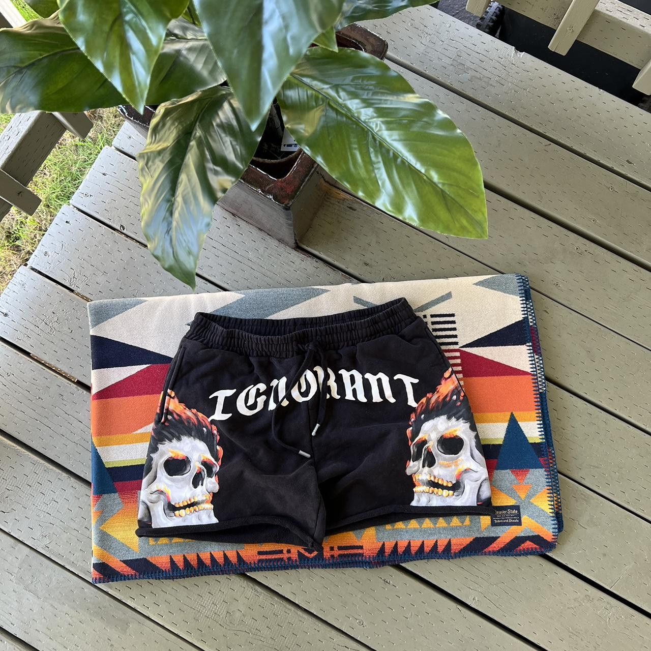 Vintage SAINT JHN Not A Cult Shorts Size US 32 / EU 48 - 3 Thumbnail