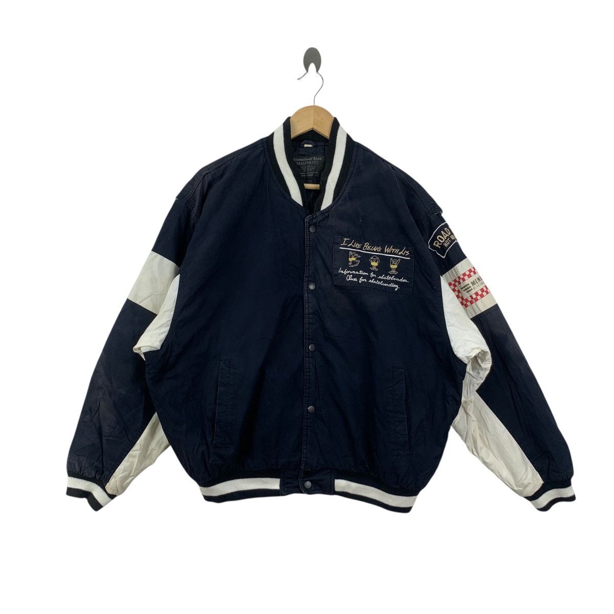 Vintage Vintage MEMBER’S RACING TEAM Road Test Varsity Stadium Size US XXL / EU 58 / 5 - 1 Thumbnail