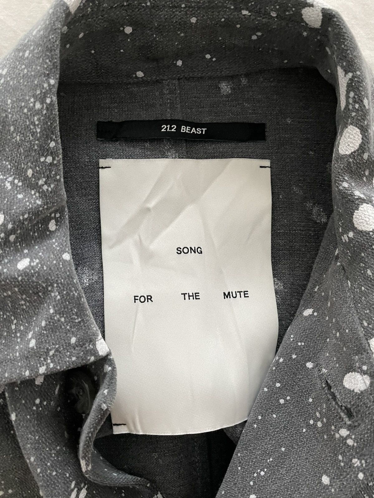 Song For The Mute Song for the mute AW21 paint splatter denim jacket Size US S / EU 44-46 / 1 - 3 Thumbnail