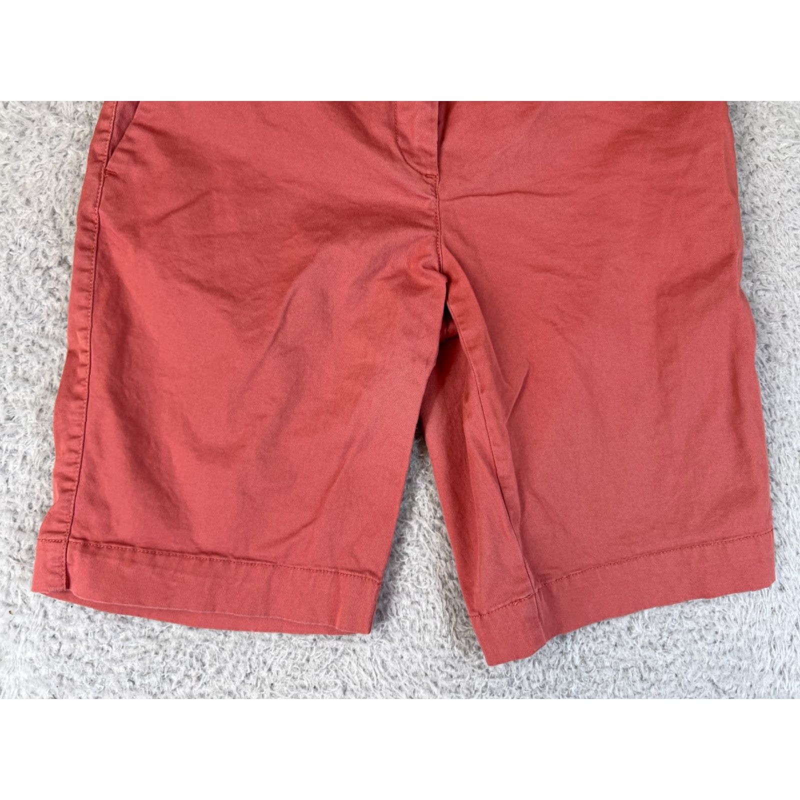 Tommy Hilfiger Tommy Hilfiger Womens Shorts 4 Pink Chino Casual Pockets Cotton Blend Size 30" / US 8 / IT 44 - 3 Thumbnail