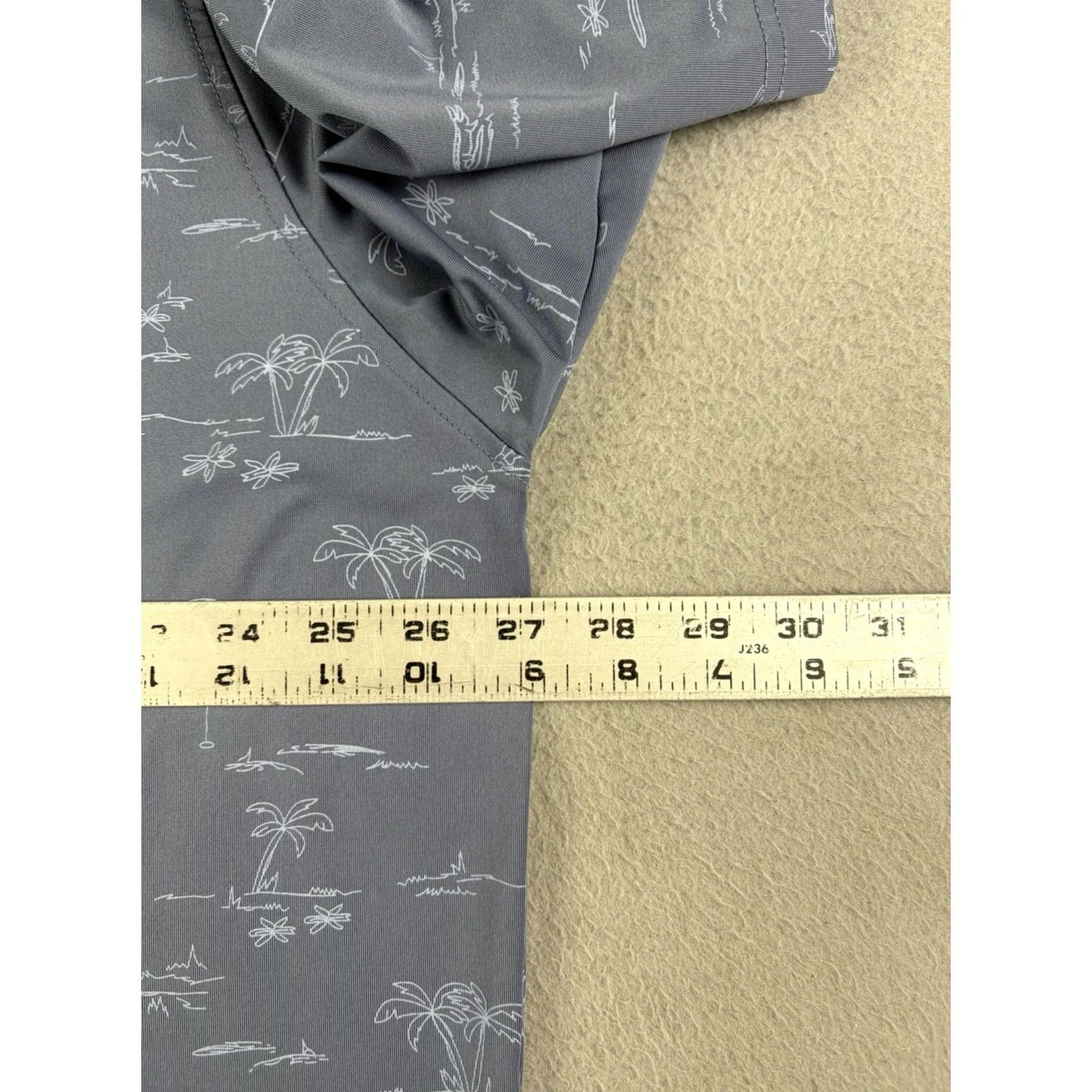 Footjoy FootJoy Polo Shirt Men’s 2XL Blue Palm Tree All Over Print Golf Short Sleeve Collared Athletic Regular Mens Size US XXL / EU 58 / 5 - 6 Thumbnail