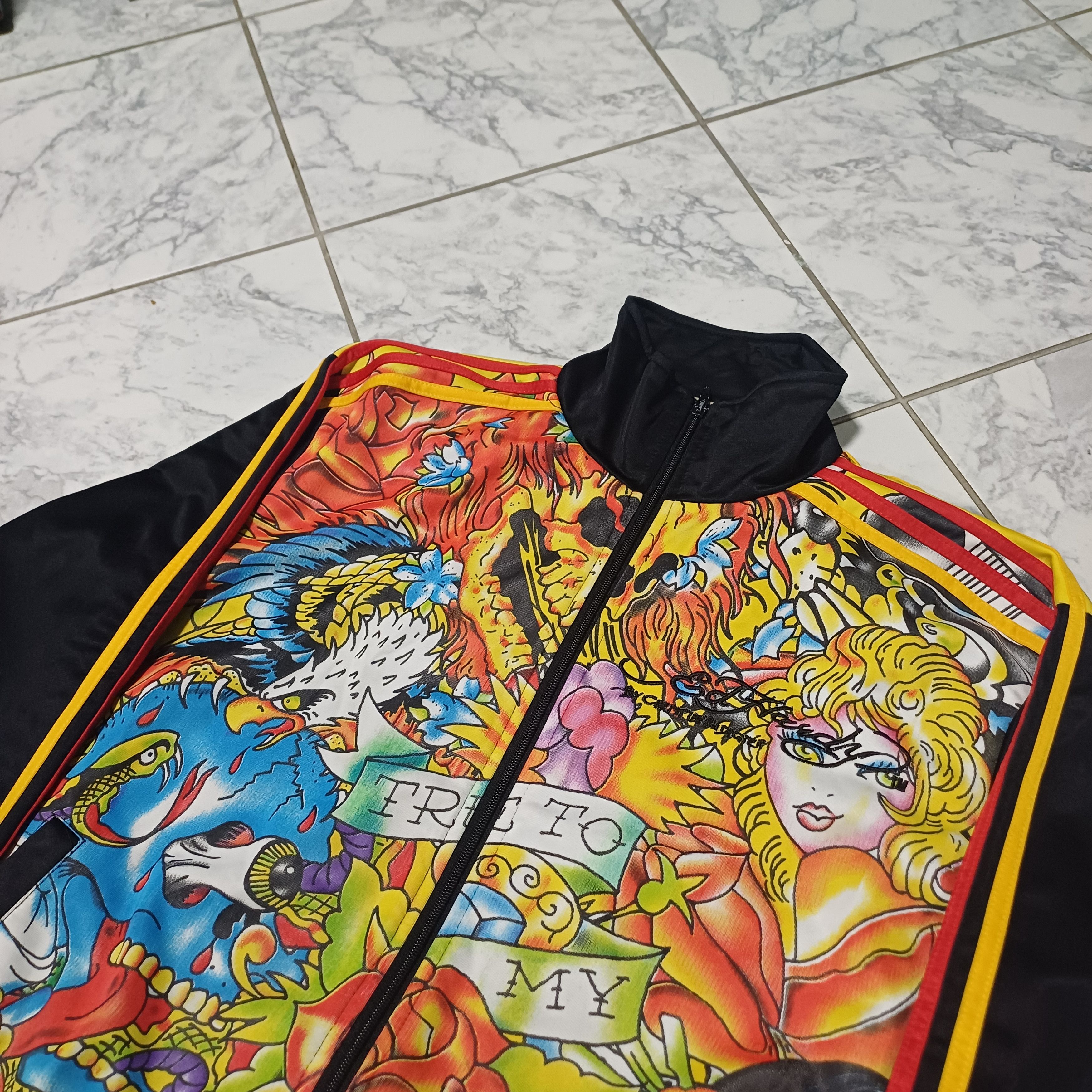 Christian Audigier Ed Hardy track jacket zip up Size US M / EU 48-50 / 2 - 2 Thumbnail