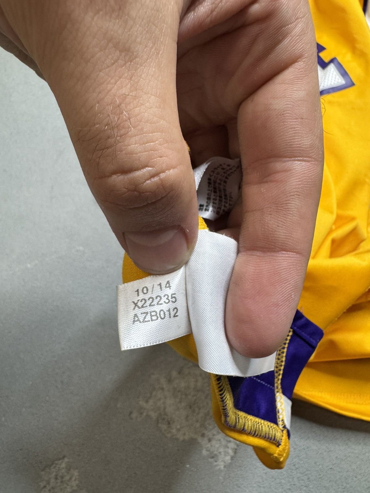 Adidas Los Angeles Lakers Adidas Kobe Bryant Jersey 2014 Size US XS / EU 42 / 0 - 3 Thumbnail