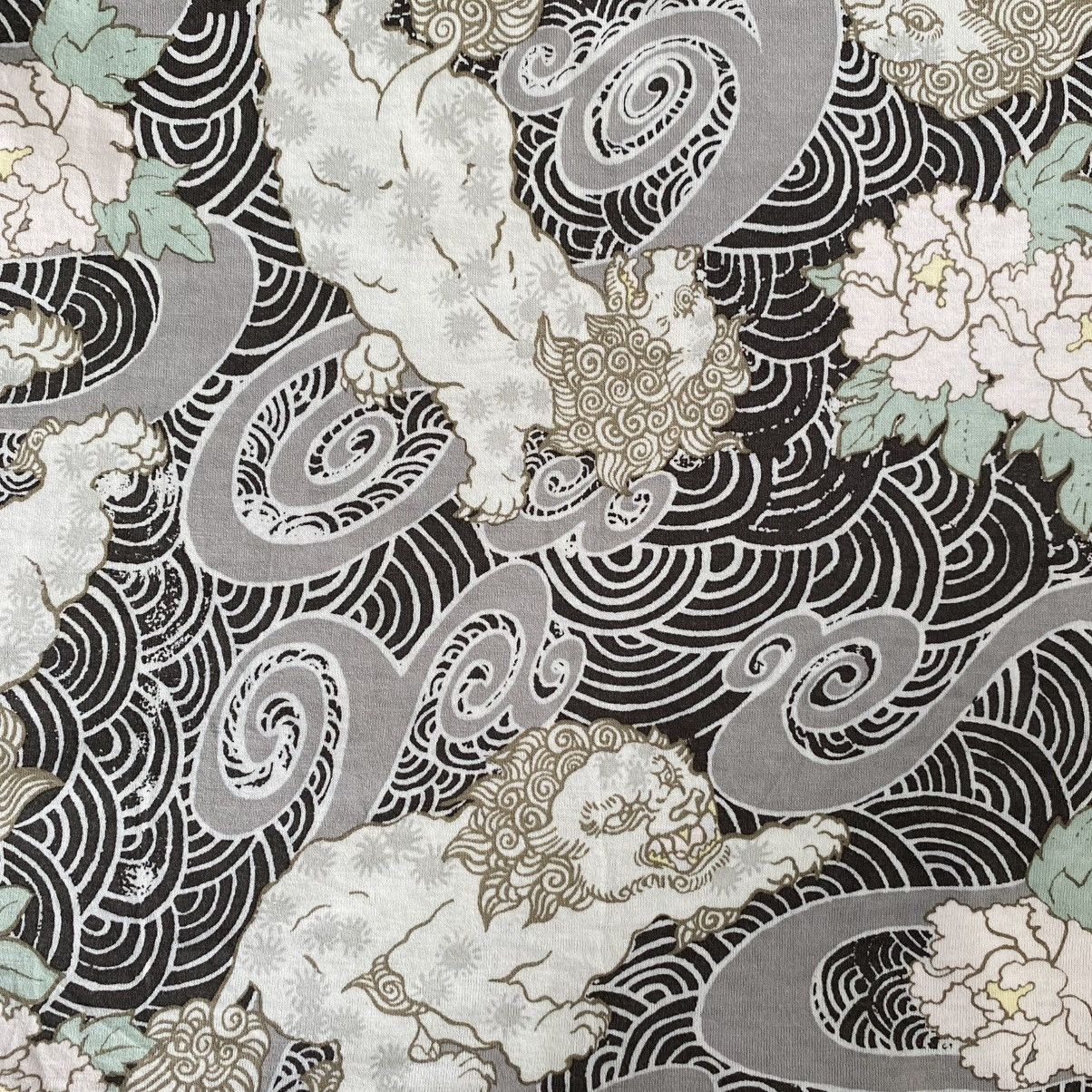 Hysteric Glamour Vintage 90’s Ozone Rocks by HG Komainu Clouds Waves AOP Tee Size US L / EU 52-54 / 3 - 9 Thumbnail