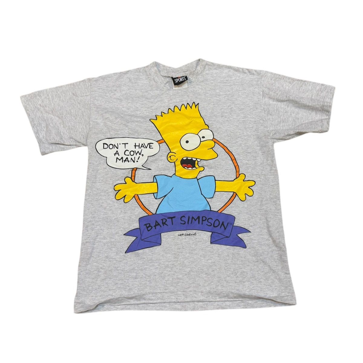 Vintage Vintage 90s Bart Simpson The Simpsons 1994 T-Shirt Size US M / EU 48-50 / 2 - 1 Thumbnail