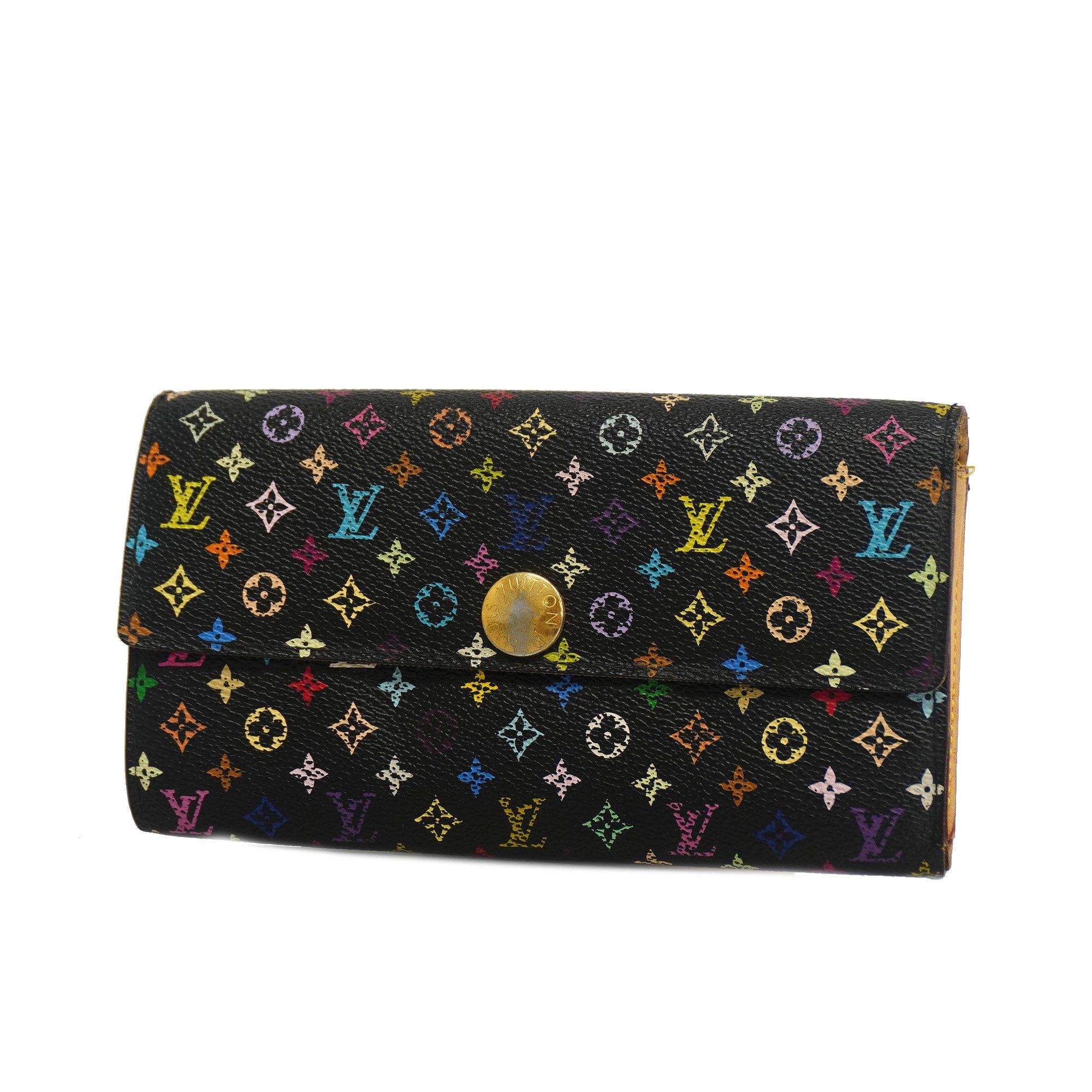 Auth LOUIS VUITTON Pochette Cles NM Coin Purse M93735 Multi-Color