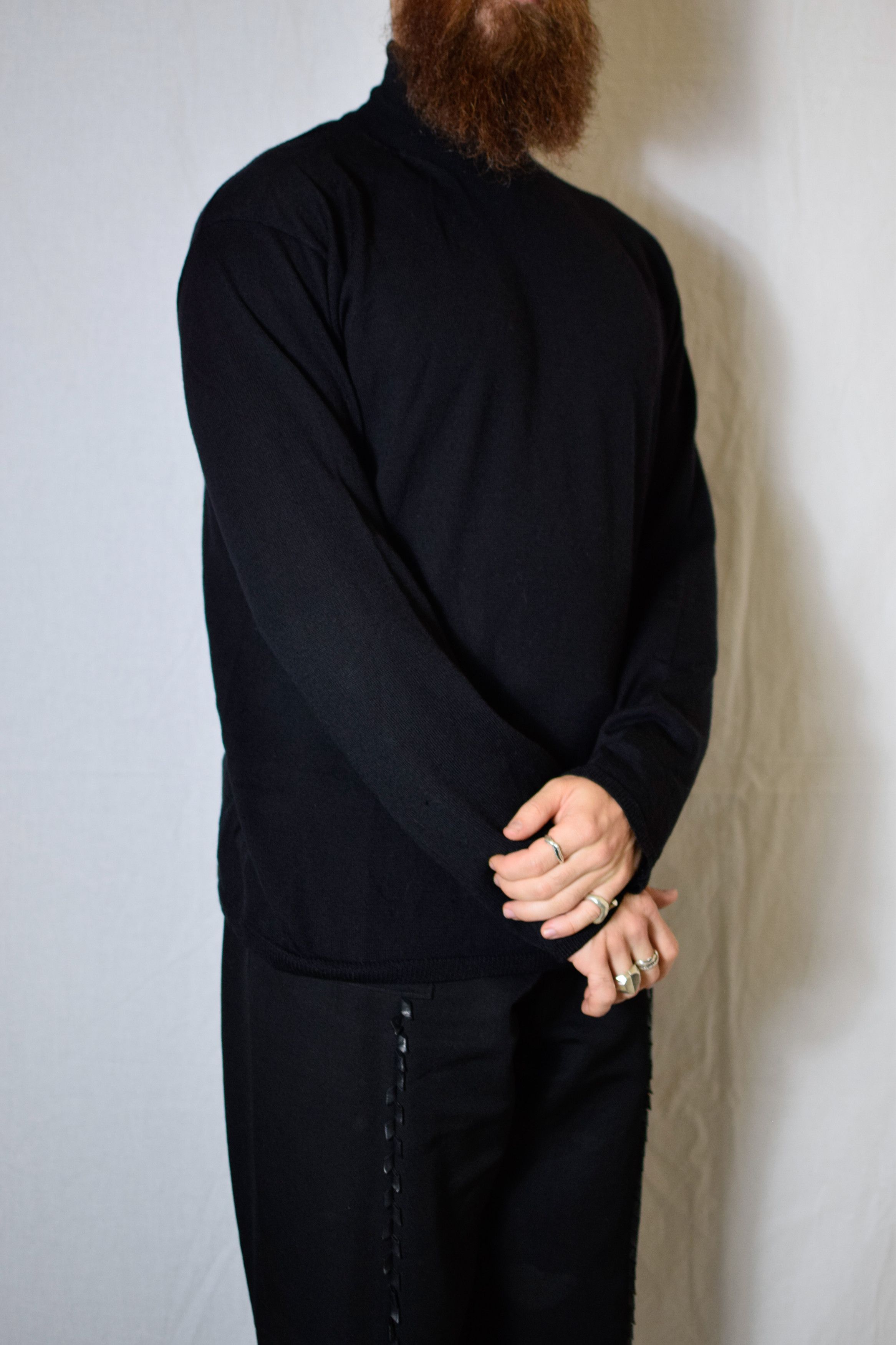 Yohji Yamamoto YYPH AW01 Turtleneck - HV-K75-184 Size US L / EU 52-54 / 3 - 1 Thumbnail