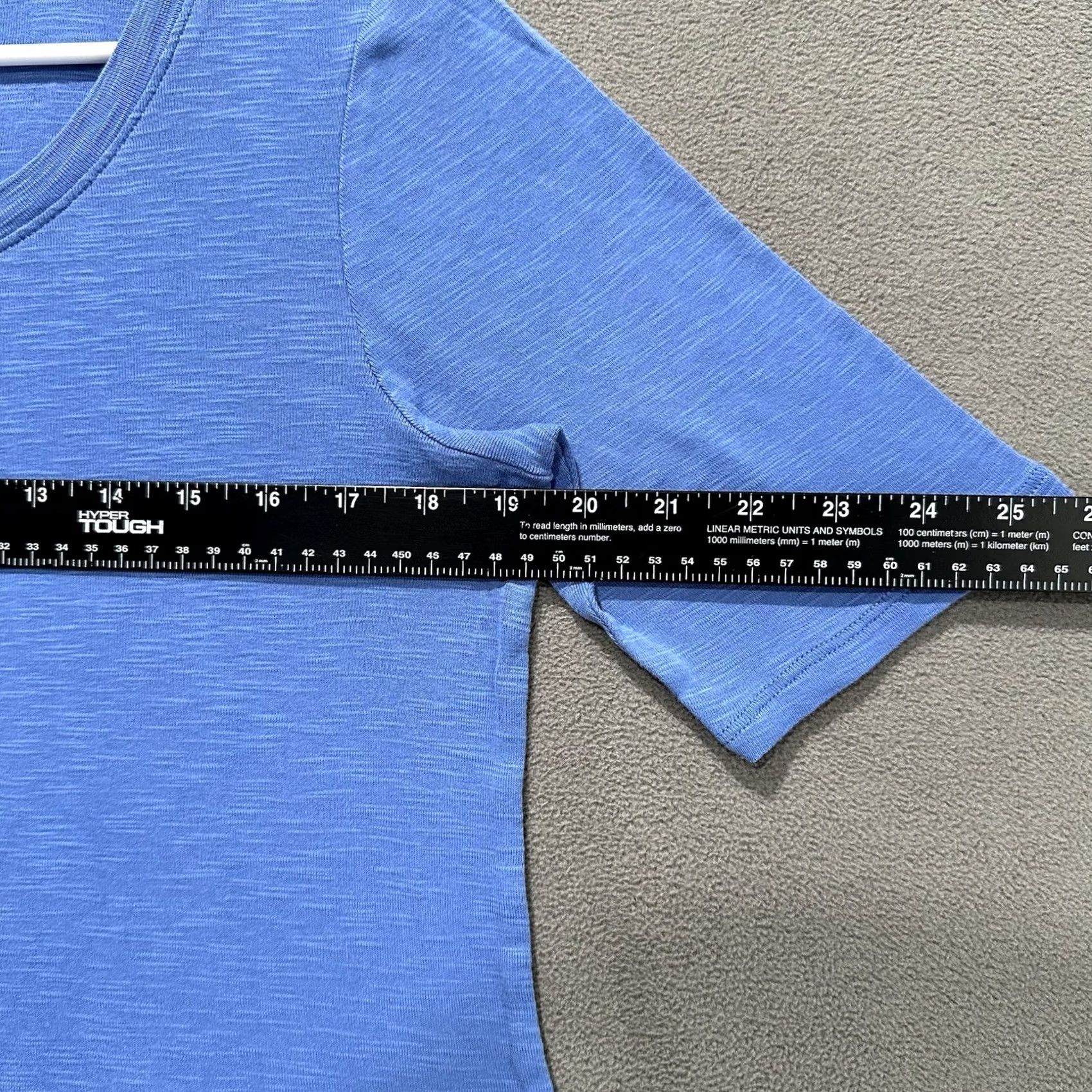 J. Jill J Jill T Shirt Womens Small Blue Casual Scoop Neck Elbow Sleeve Pima Cotton EUC Size XL / US 12-14 / IT 48-50 - 7 Thumbnail