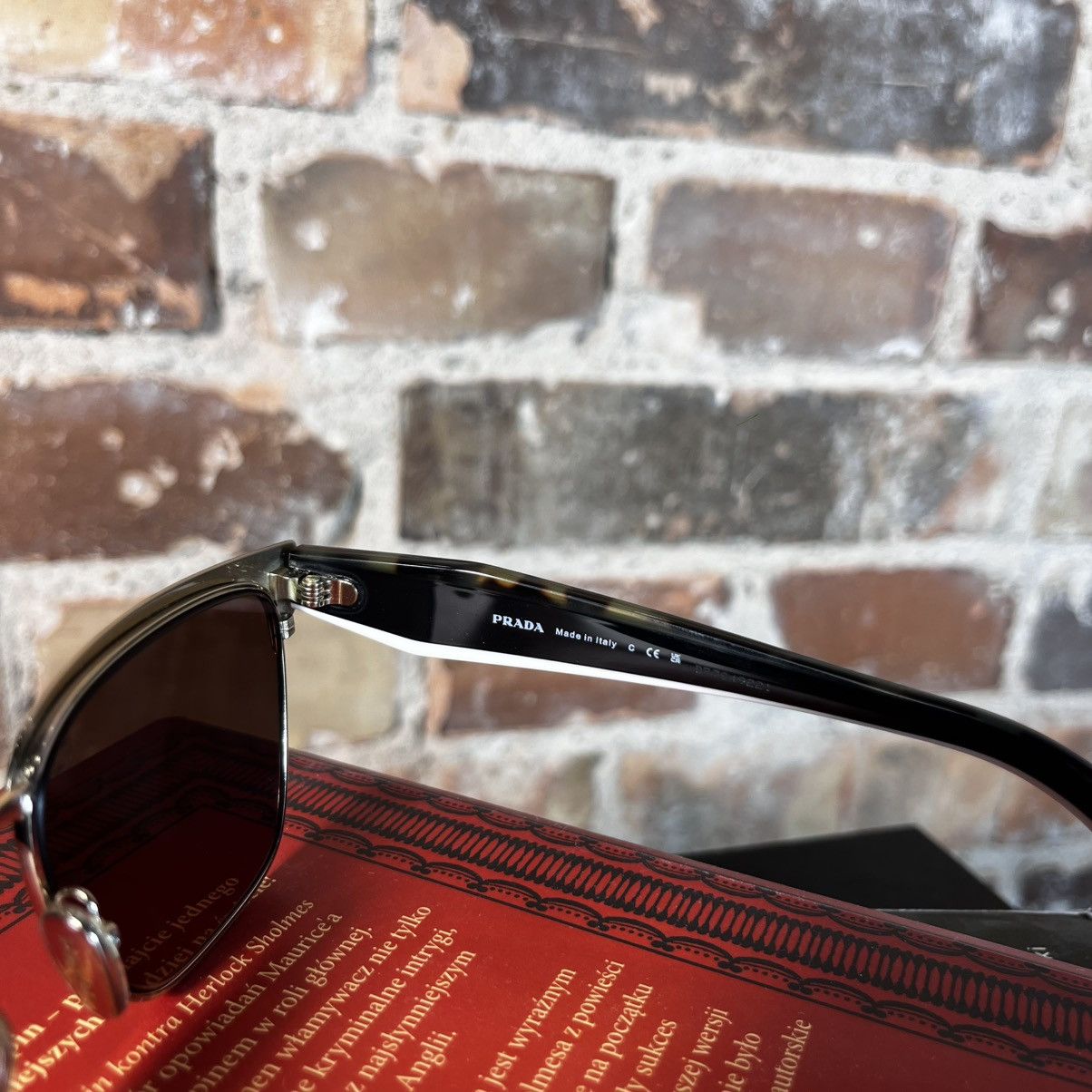 Prada Prada Milano VPR65Y Rectangle Sunglasses Glasses Luxury Size ONE SIZE - 9 Thumbnail