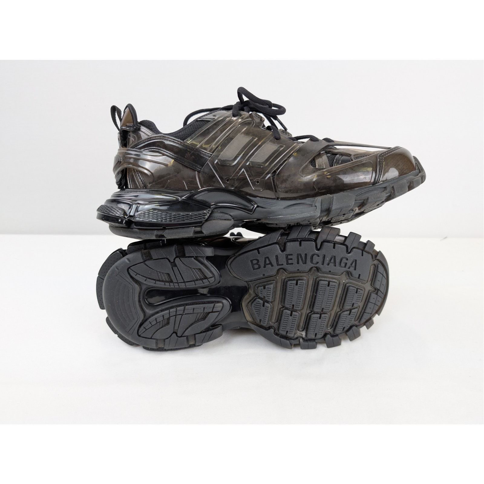 Balenciaga o1rshd1 Track Jelly Fish Track Sneakers in Black Size US 10 / EU 43 - 14 Thumbnail