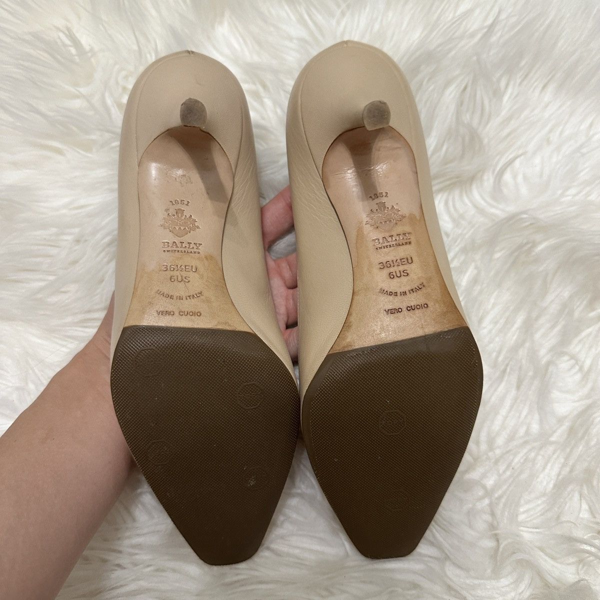 Bally Bally luxury heels women leather Size US 5 / IT 35 - 7 Thumbnail