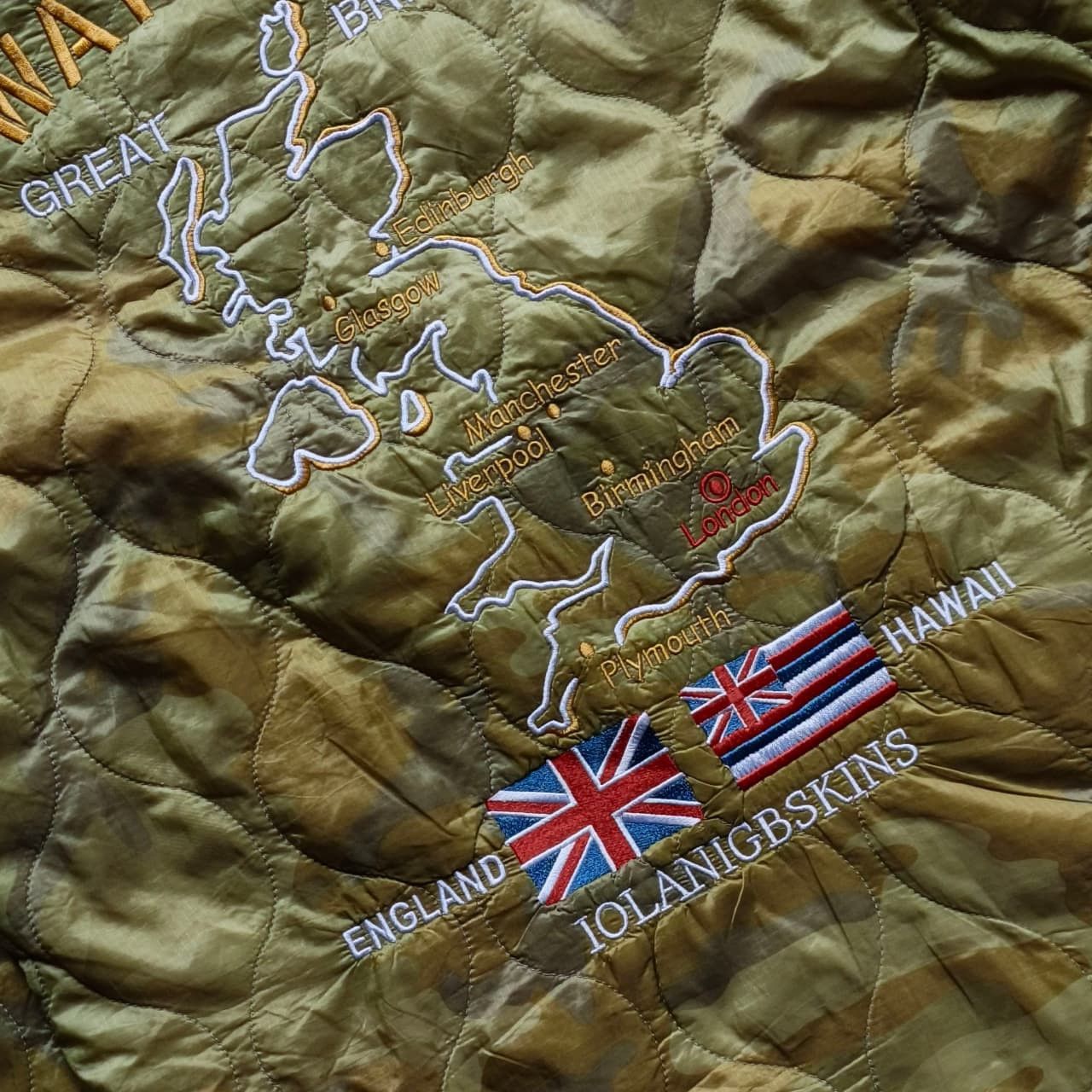 IOLANI Iolani x GB SKINS Souvenir Quilted Jacket Size US L / EU 52-54 / 3 - 12 Thumbnail