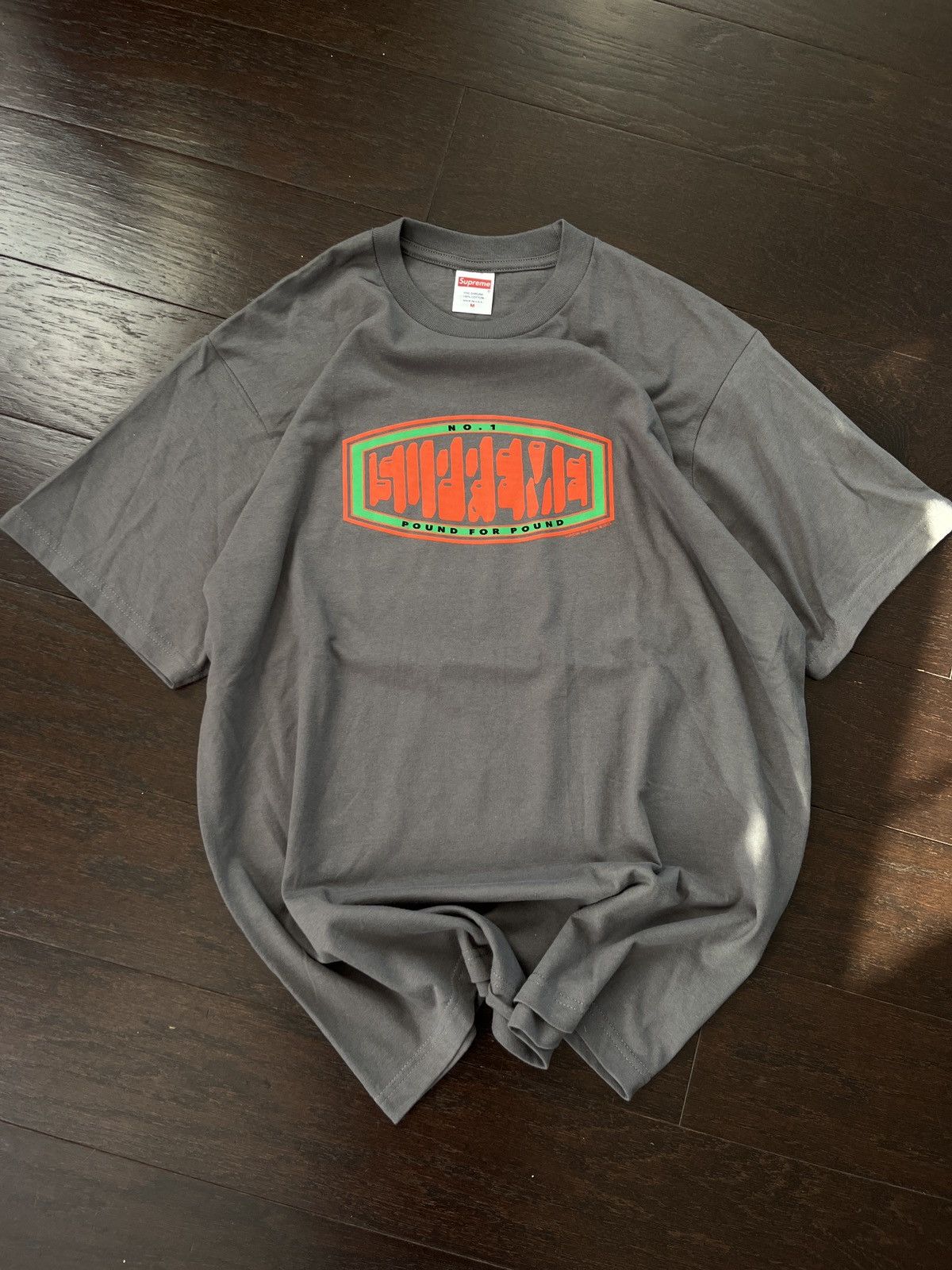 Supreme Supreme Pound Tee Charcoal M Size US M / EU 48-50 / 2 - 2 Thumbnail