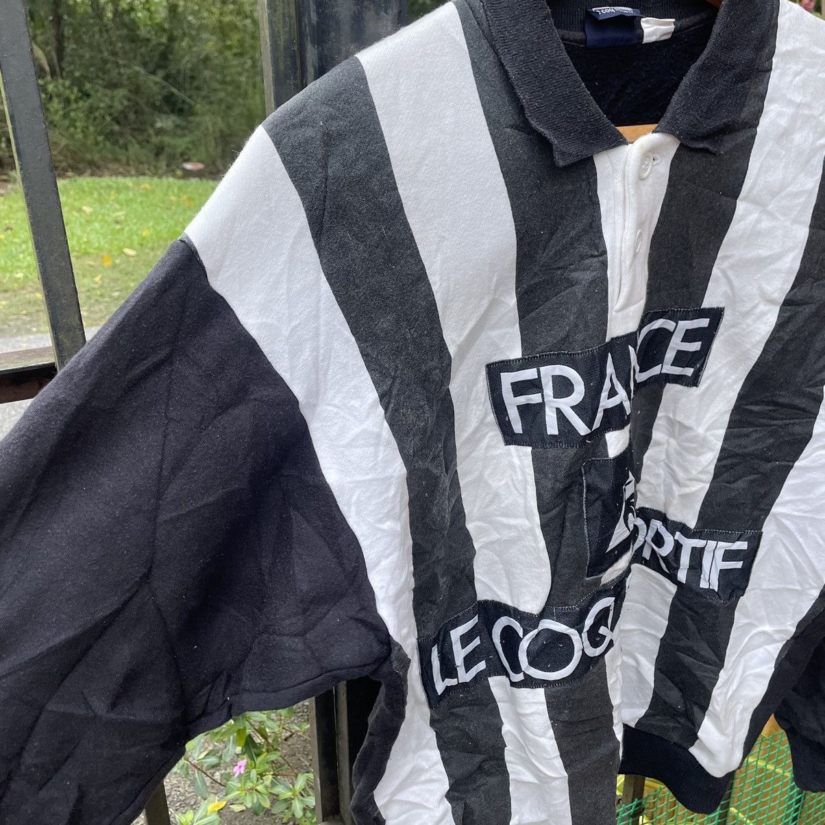 Le Coq Sportif × Vintage 🔥Vintage Le Coq Sportif France Stripes Polos Sweatshirts Size US S / EU 44-46 / 1 - 7 Thumbnail