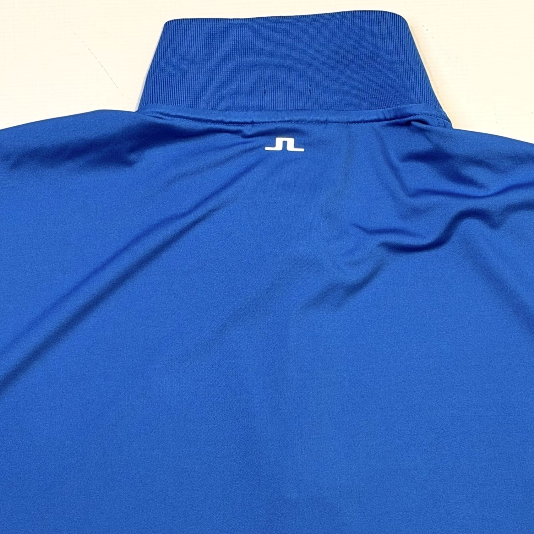J.Lindeberg J.Lindeberg Polo Shirt Mens XL Blue Cliff Regular Fit Golf Performance Zip Mock Polo Size US XL / EU 56 / 4 - 8 Thumbnail