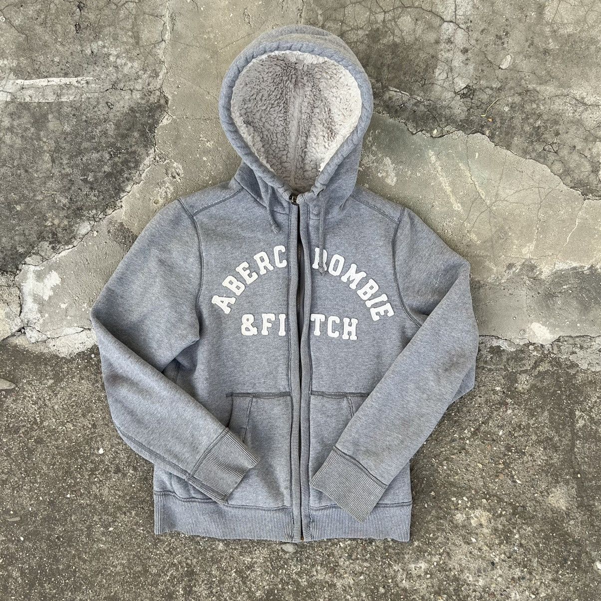 Abercrombie Fitch If Six Was Nine Le Grande Bleu L.G.B. Abercrombie Vintage Hoodie Jacket Sherpa Fur Grailed