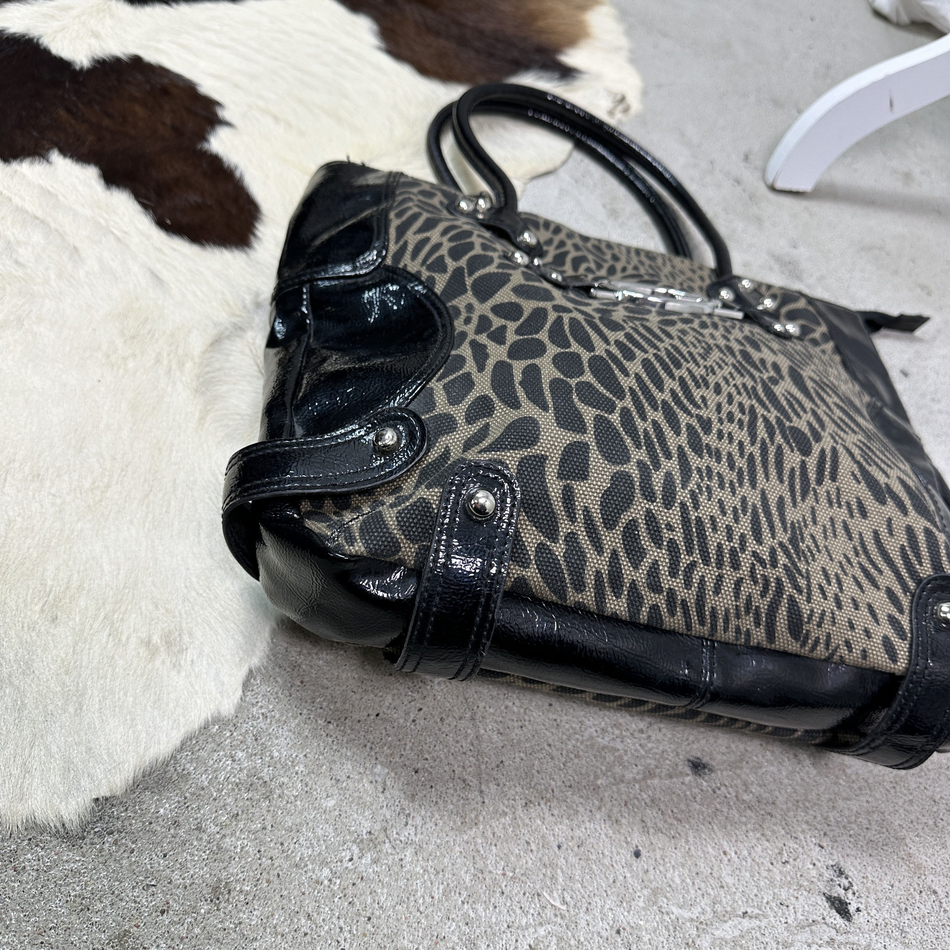 Guess Vintage Guess Canvas Shooper Cheetah Bag Y2K Size ONE SIZE - 6 Thumbnail