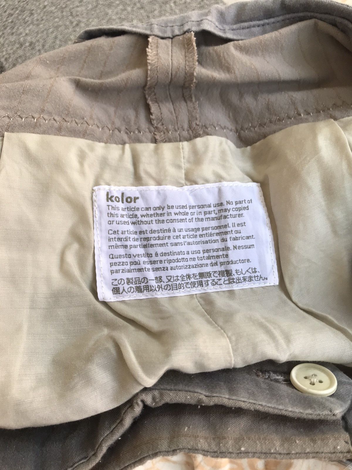 Japanese Brand × Kolor × Sacai Kolor Beacon SS14 Shorts Size US 30 / EU 46 - 4 Thumbnail