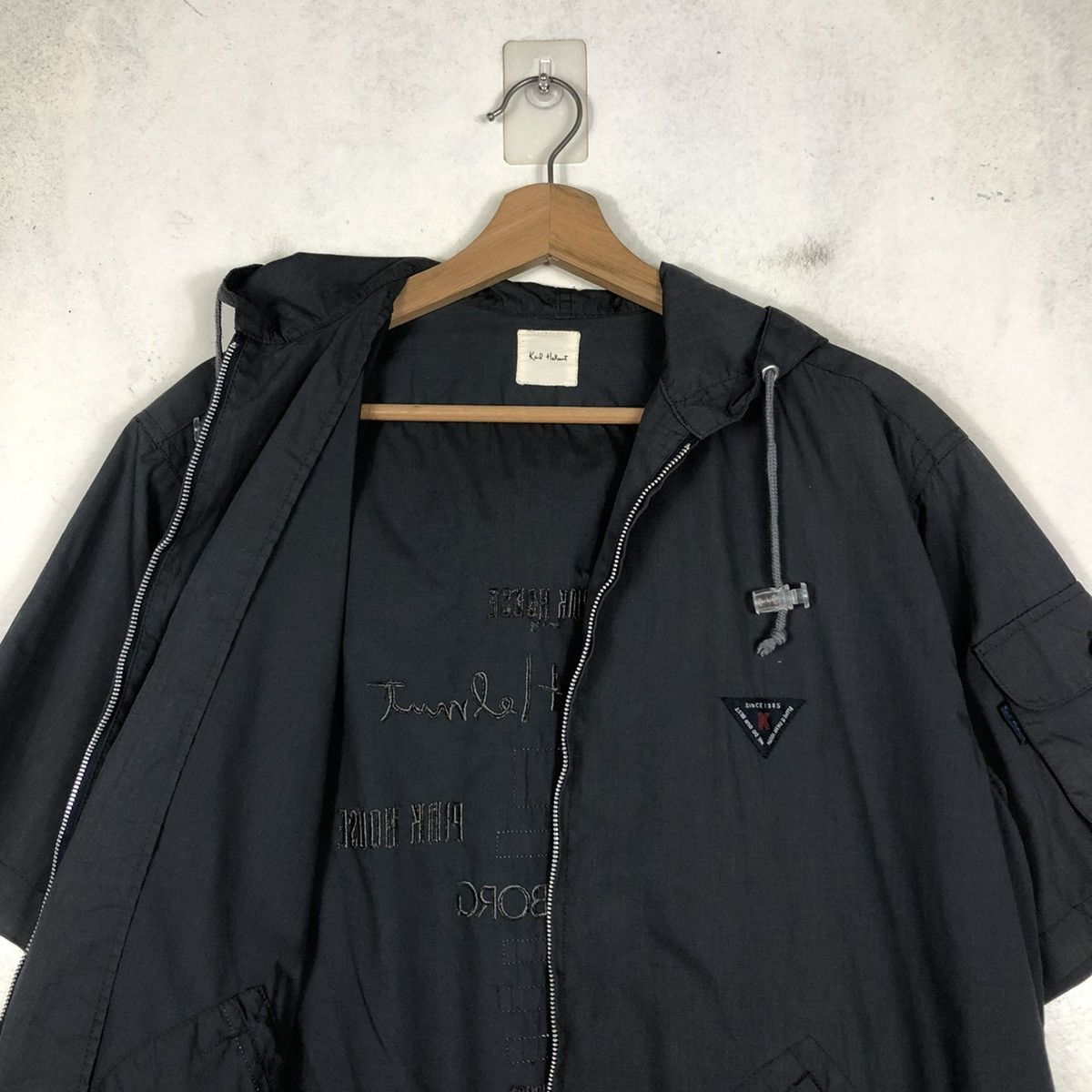 Japanese Brand × Vintage 📌VINTAGE SHORT SLEEVE BIKER JACKET KARL HELMUT JAPAN Size US L / EU 52-54 / 3 - 13 Thumbnail