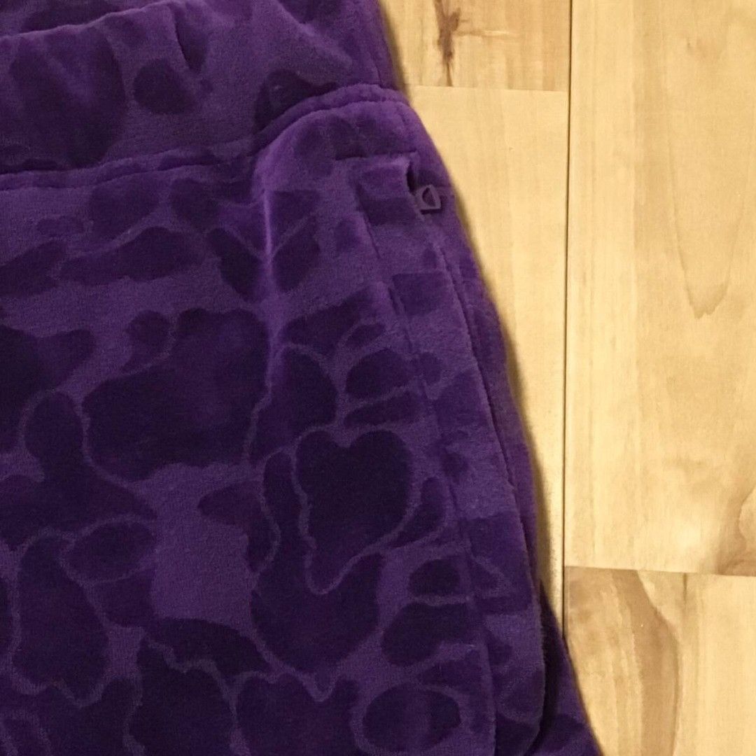 Bape 🔥Aoyama limited🔥 BAPE CAMO Velour Shorts APE NIGO ★size M Size US 32 / EU 48 - 4 Thumbnail