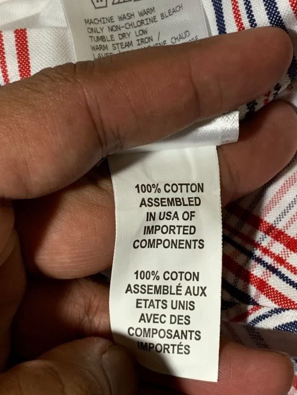 Thom Browne Thom Browne Red Tricolor Plaid Cotton BD Oxford Shirt Size 2 Size US M / EU 48-50 / 2 - 7 Thumbnail