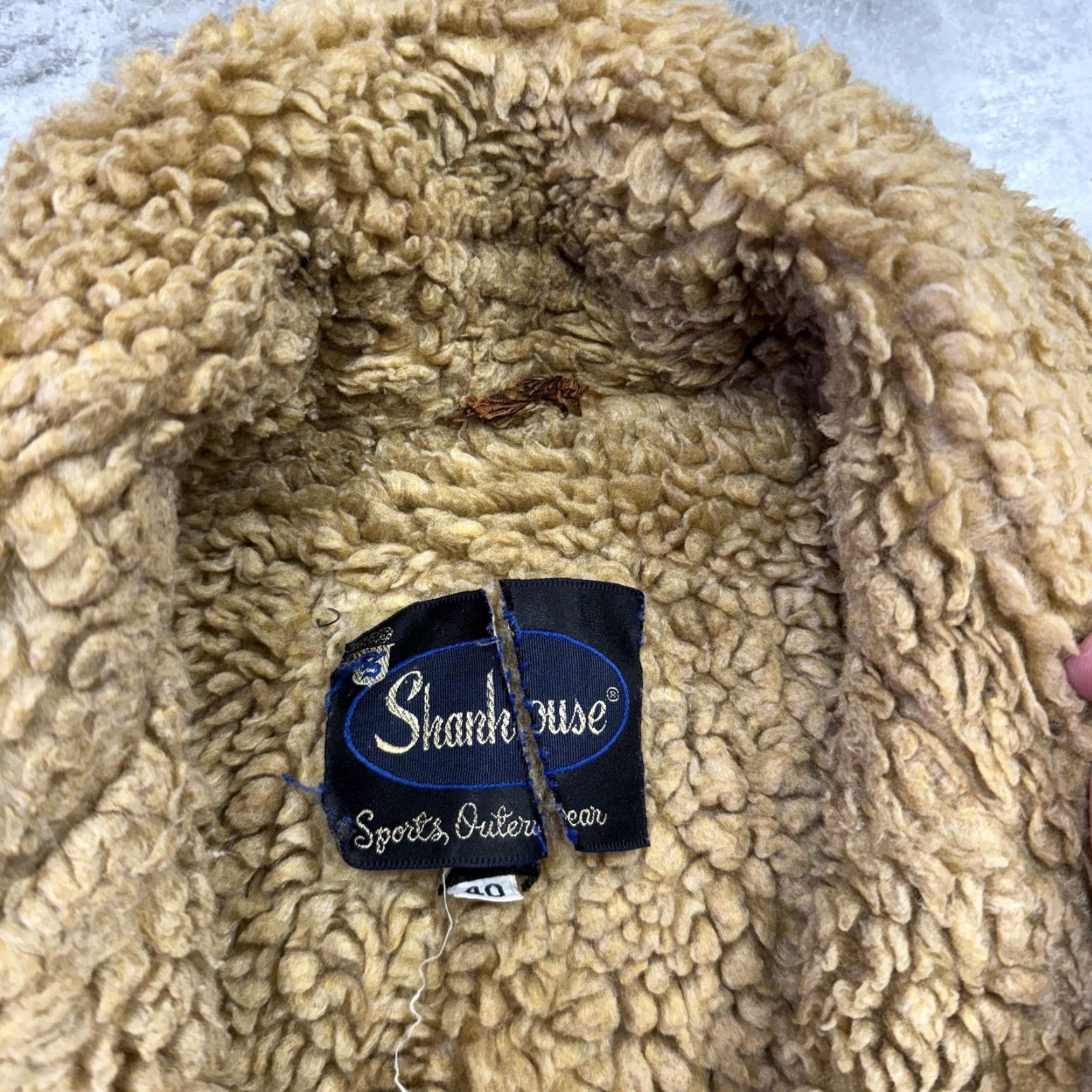Vintage VINTAGE Shanhouse Coat Mens 40 Corduroy Tan Faux Fur Lined Overcoat Wool/Cotton 70s Western Casual Workwear Size US XXS / EU 40 - 4 Thumbnail