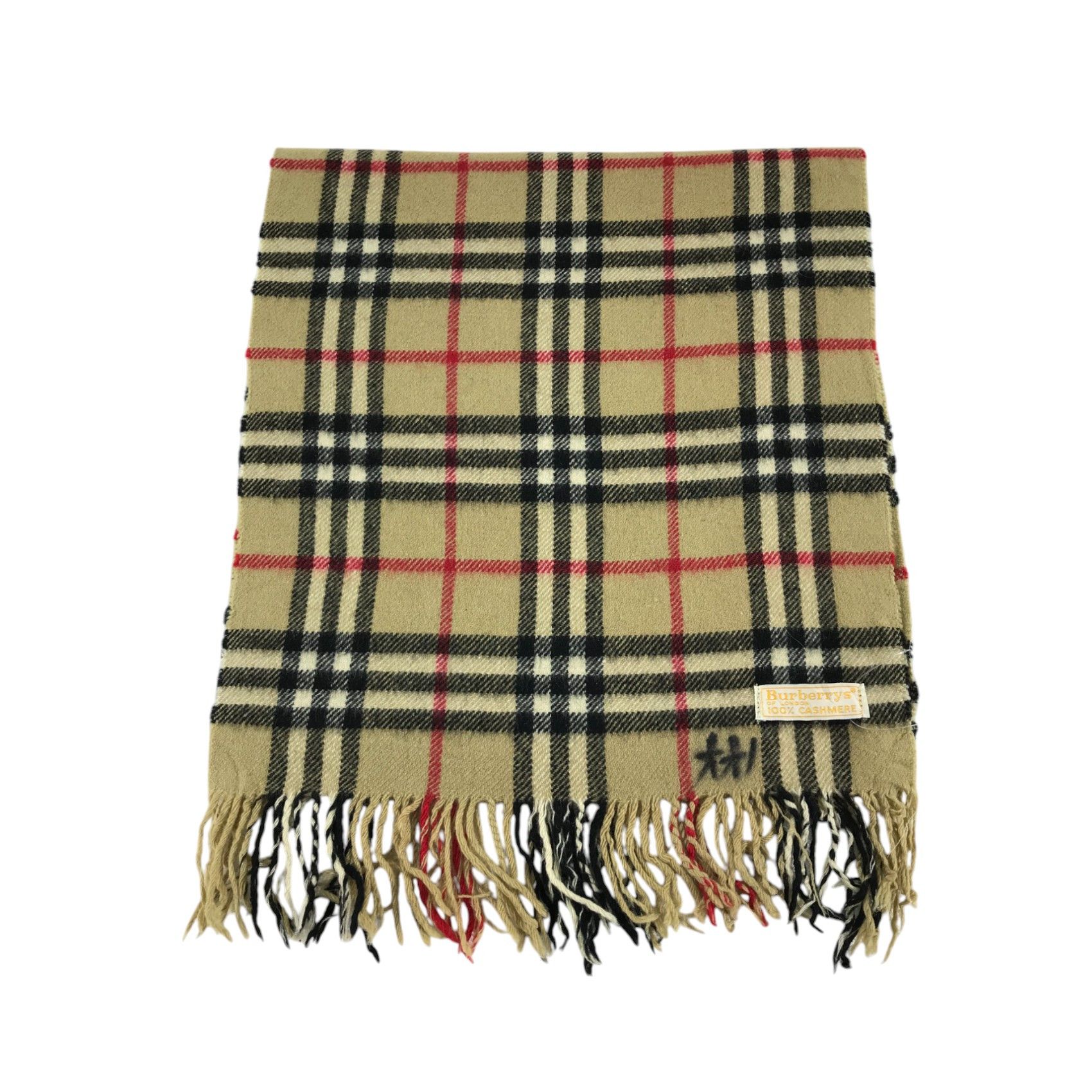 Burberry × Vintage Burberry Scarf / Muffler / Neckwear - WW1307 Size ONE SIZE - 2 Thumbnail
