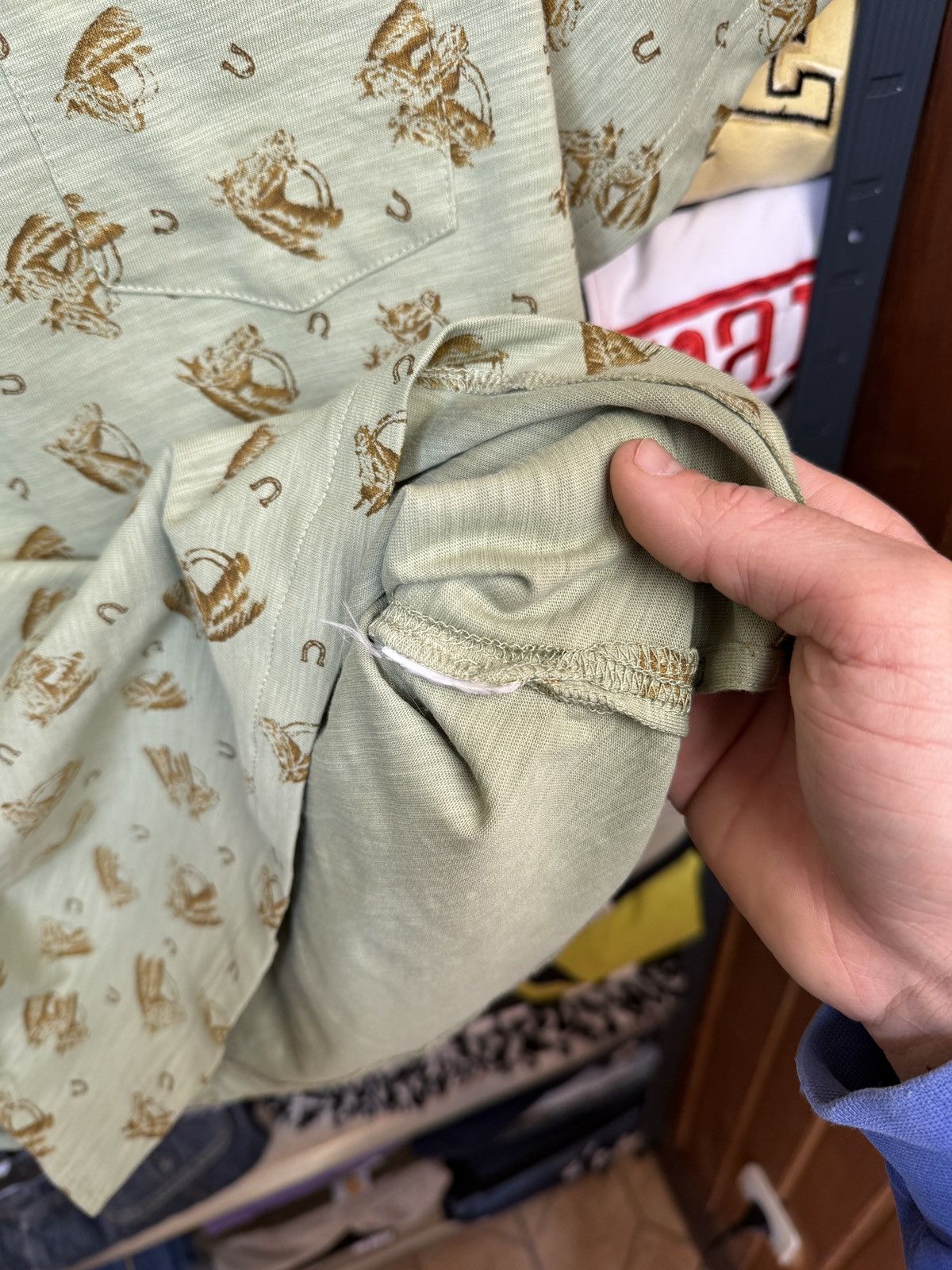 RRL Ralph Lauren Rare ! RRL Double Tee Polo Ralph Lauren RL Over Print Size US L / EU 52-54 / 3 - 8 Thumbnail