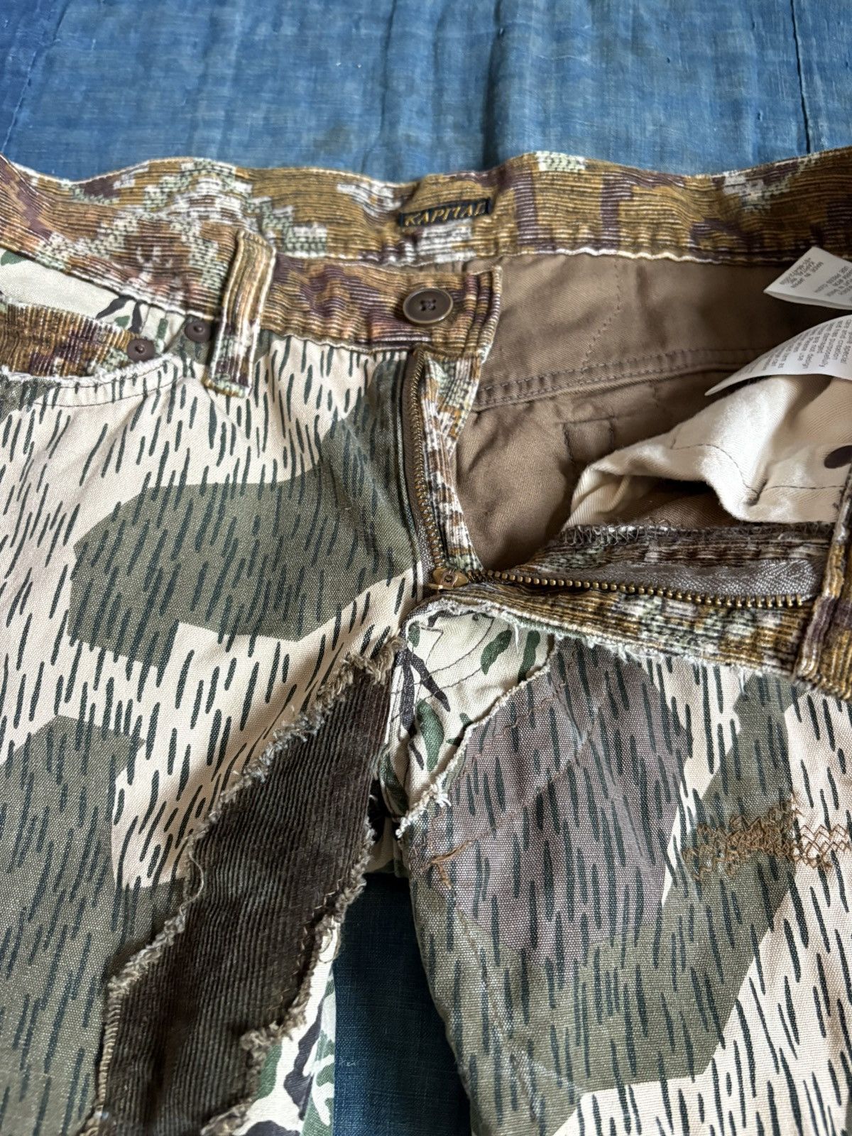 Kapital Kountry KOUNTRY Repair Mixed Pattern Corduroy Patchwork Jeans Size US 30 / EU 46 - 4 Thumbnail