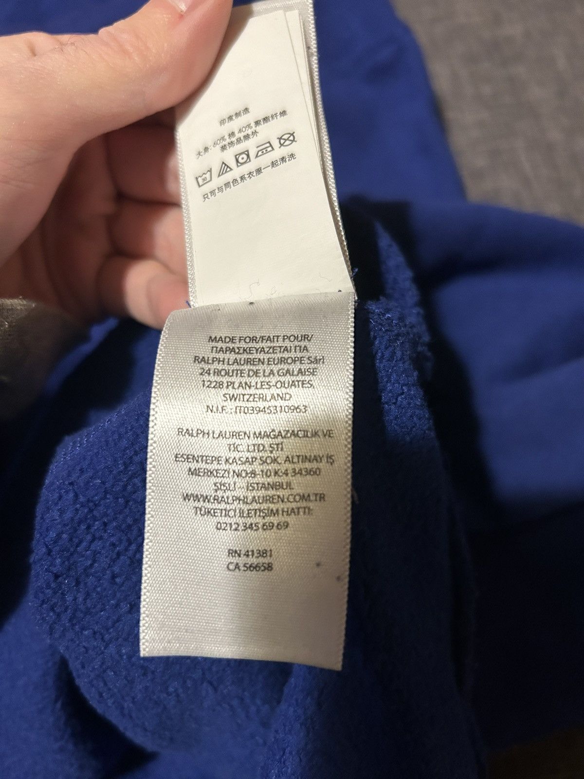 Polo Ralph Lauren Dark Blue Polo Ralph Lauren sweatshirt Size US M / EU 48-50 / 2 - 5 Thumbnail