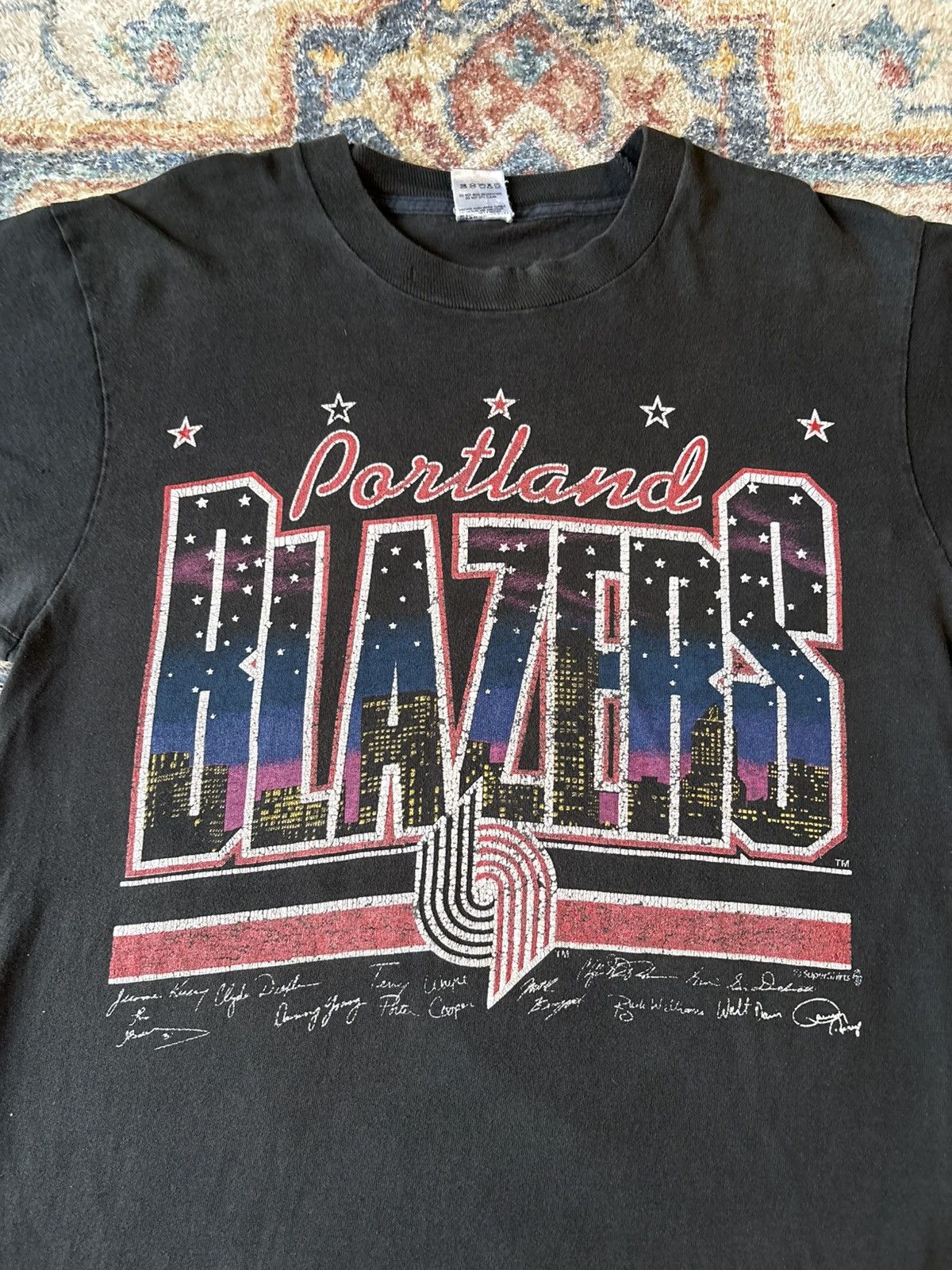 NBA Vintage Portland TrailBlazers Skyline T-shirt Large Size US L / EU 52-54 / 3 - 4 Thumbnail