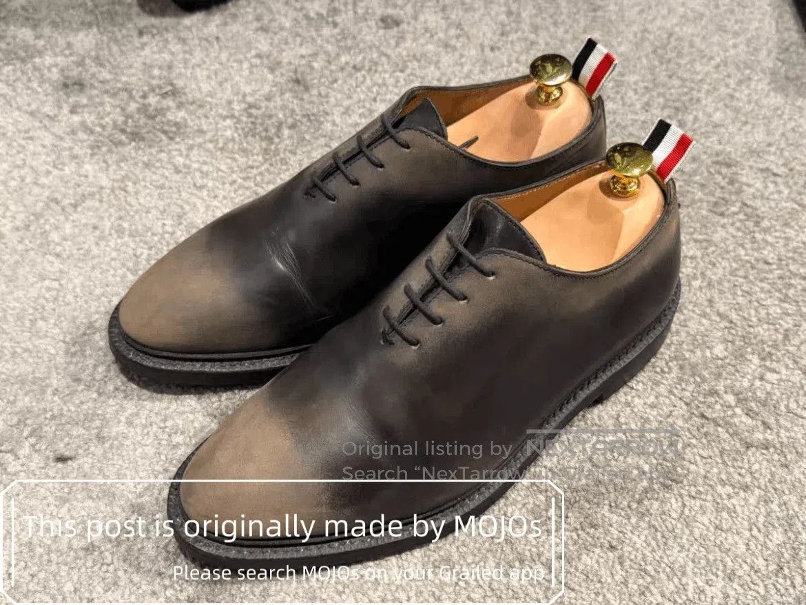 Thom Browne Sz 7.5 Thom Browne Fading Brown Back Stripe Derby. Size US 7.5 / EU 40-41 - 2 Thumbnail